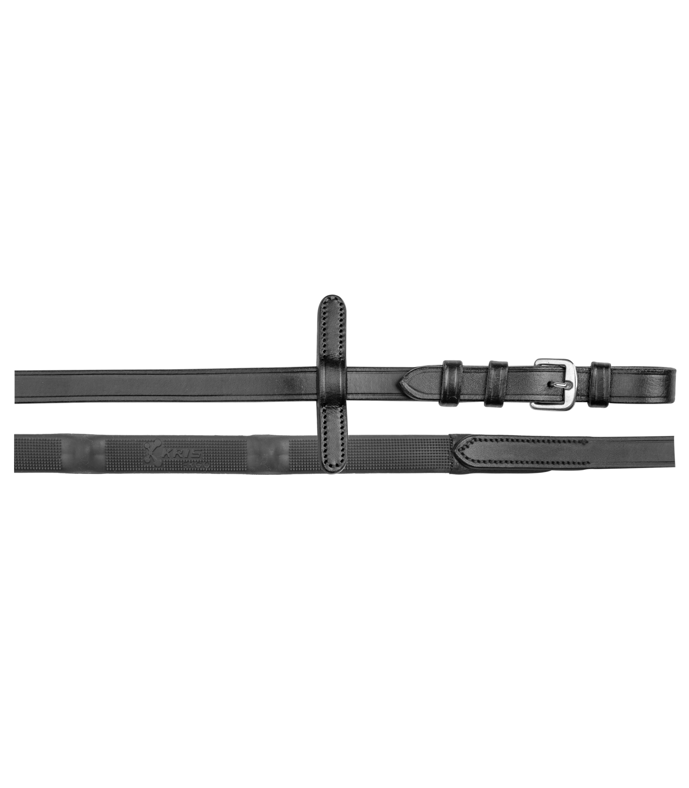 Waldhausen rubber reins with rubber bars - black