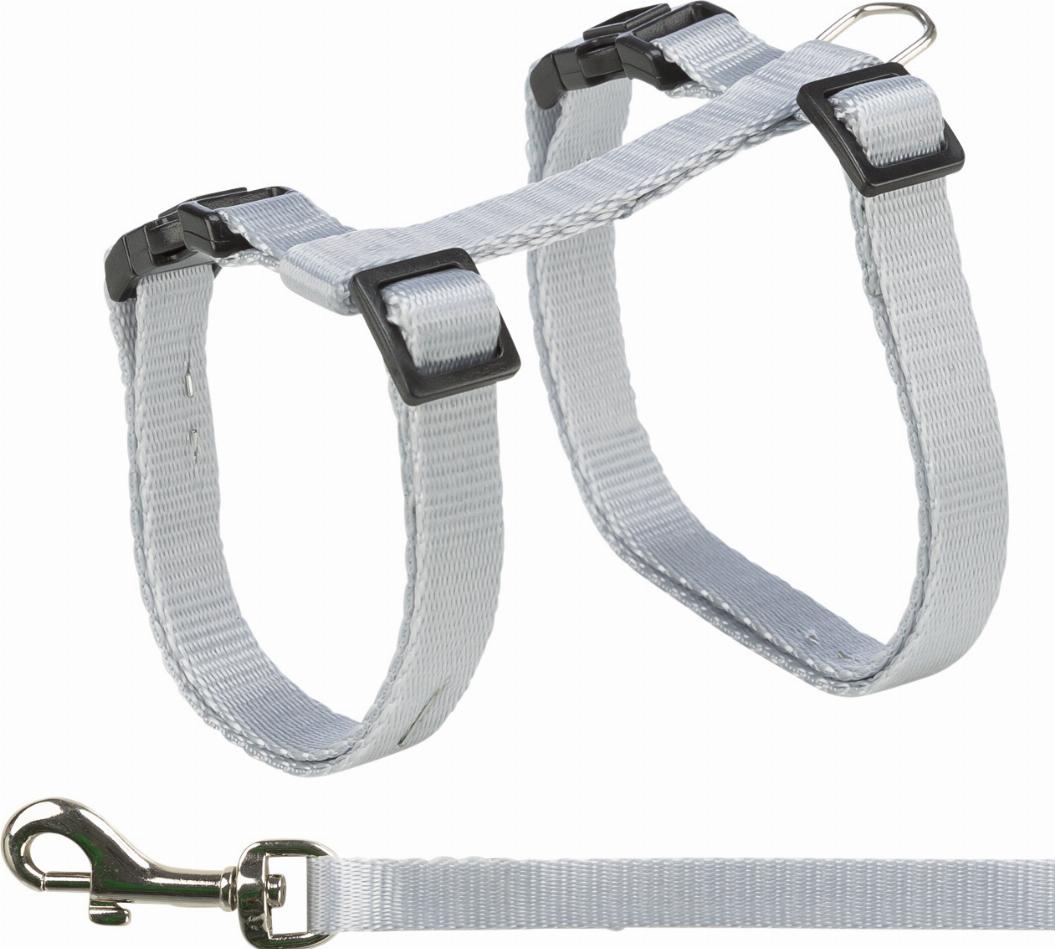 Jolly Paw Kattsele med Koppel - Blandade färger