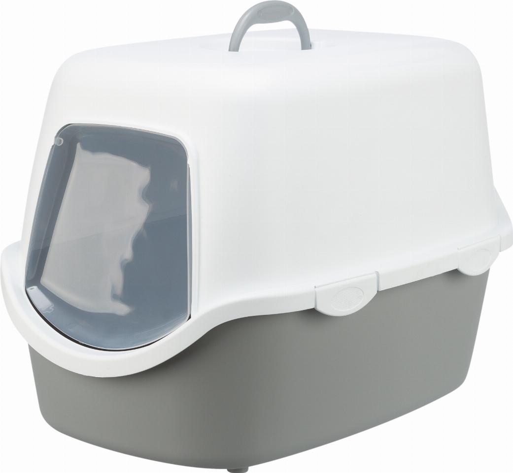 Jolly Paw Kattlåda - Grå/Vit 40x40 cm