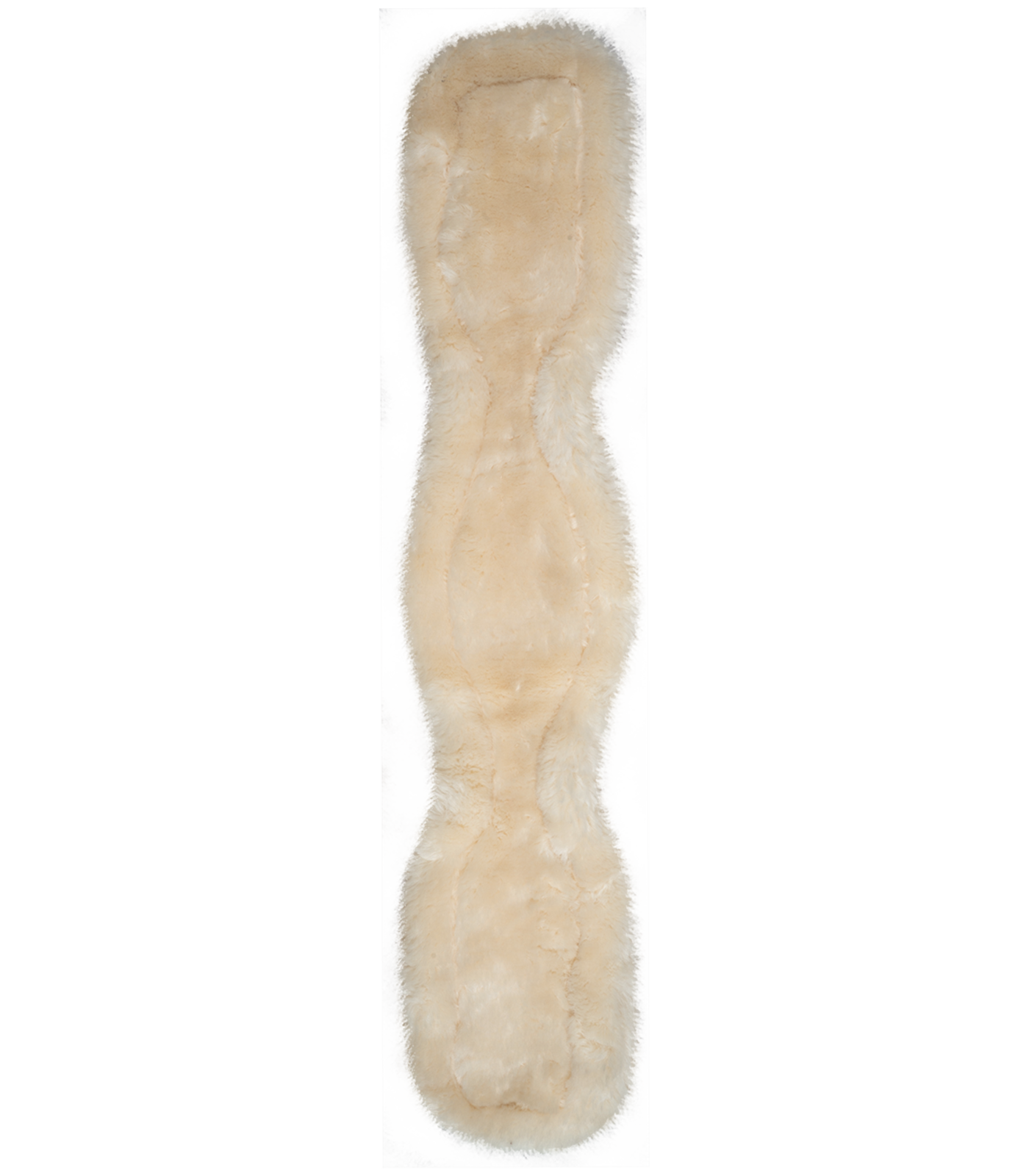 Waldhausen lyhyt satulavyö nahkaa ECO Wool -vuorella - musta - 2