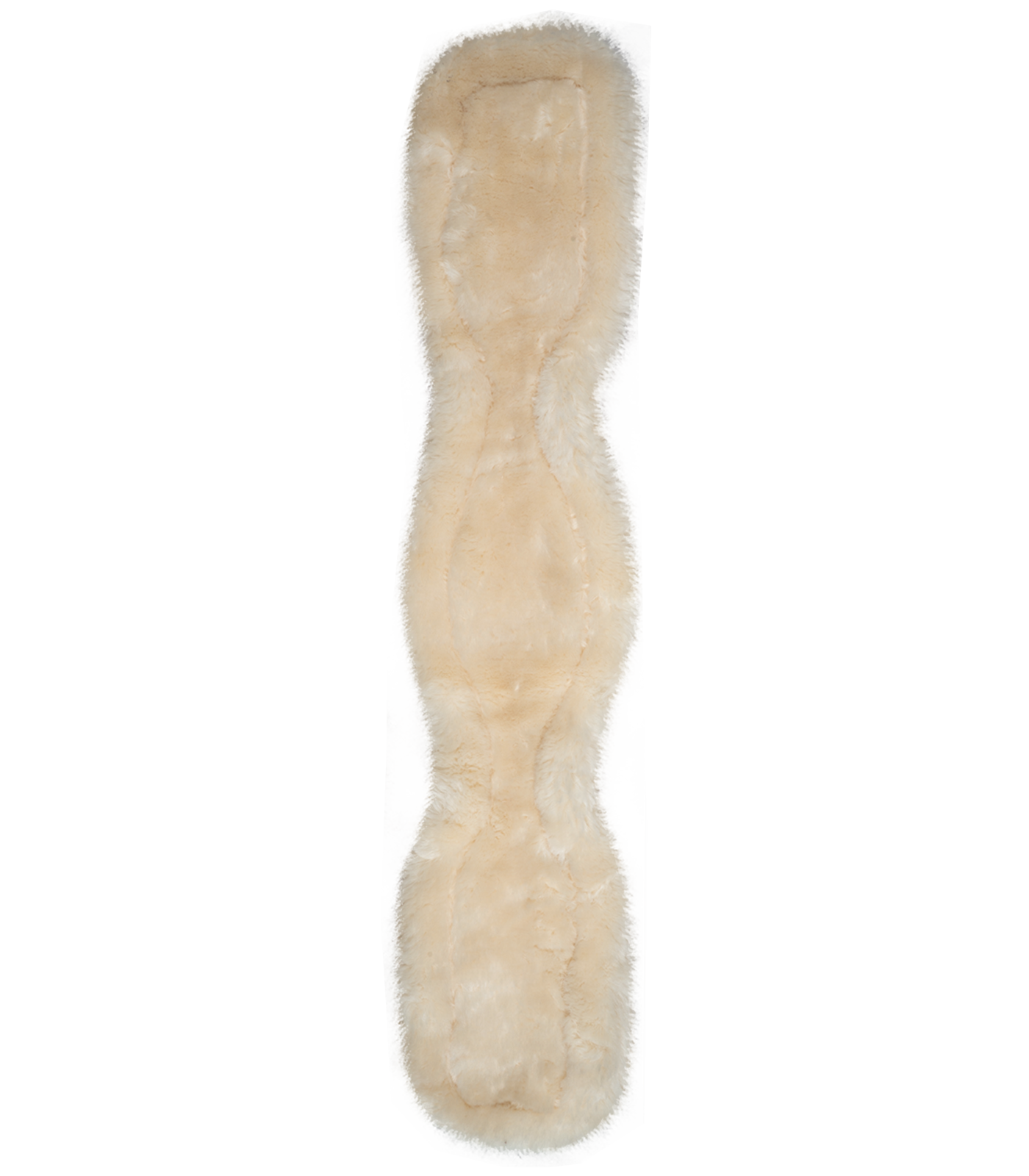 Waldhausen lyhyt satulavyö nahkaa ECO Wool -vuorella - ruskea - 2