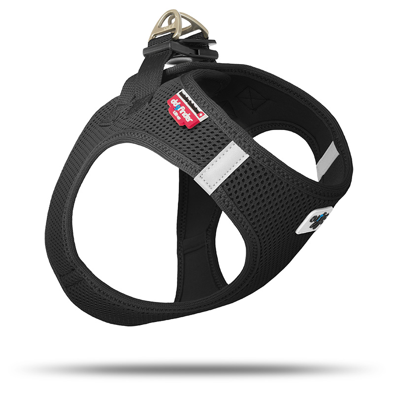 Curli Vest Air-Mesh Cooling Function hundesele - Svart (2XS)