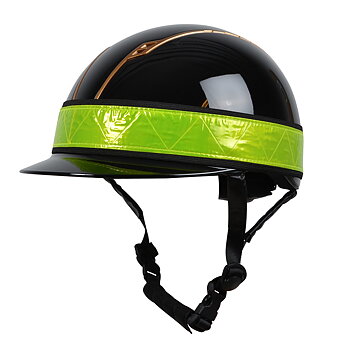 Hansbo Sport Helmet Reflector neon yellow/Black