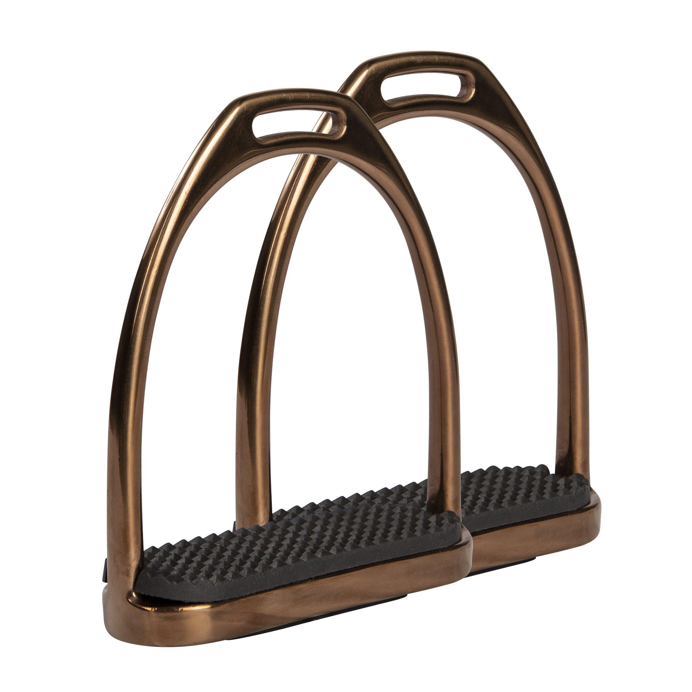 Källquist Equestrian Dark Rosé Stigbygel, 120 mm, Dam