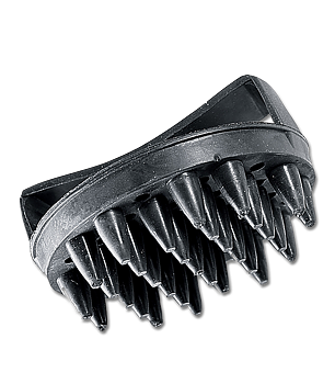 Waldhausen Rubber Groomer Magic Curry Comb black