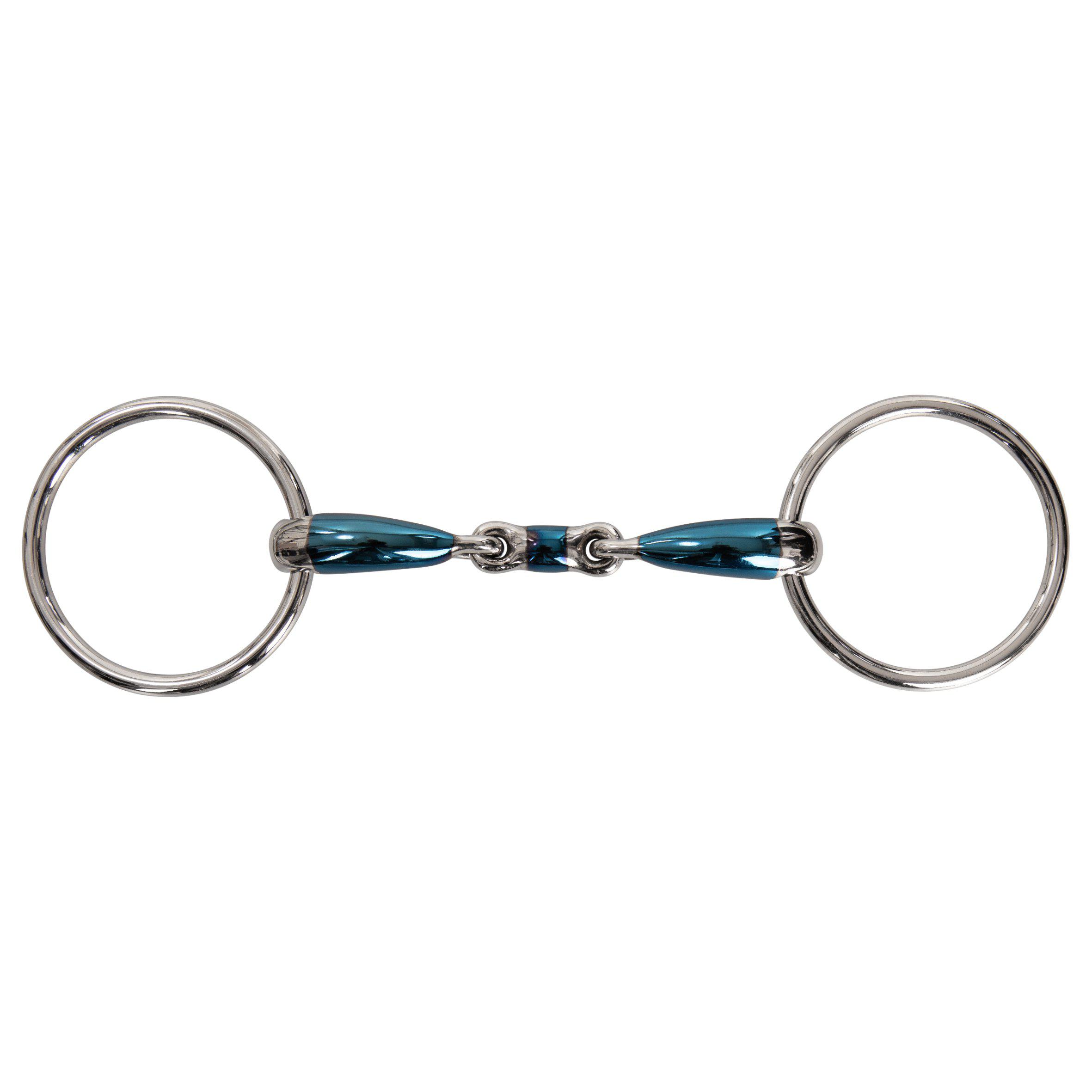 Lippo Sweet Iron Double Jointed Loose Ring Snaffle Bit, 16 mm
