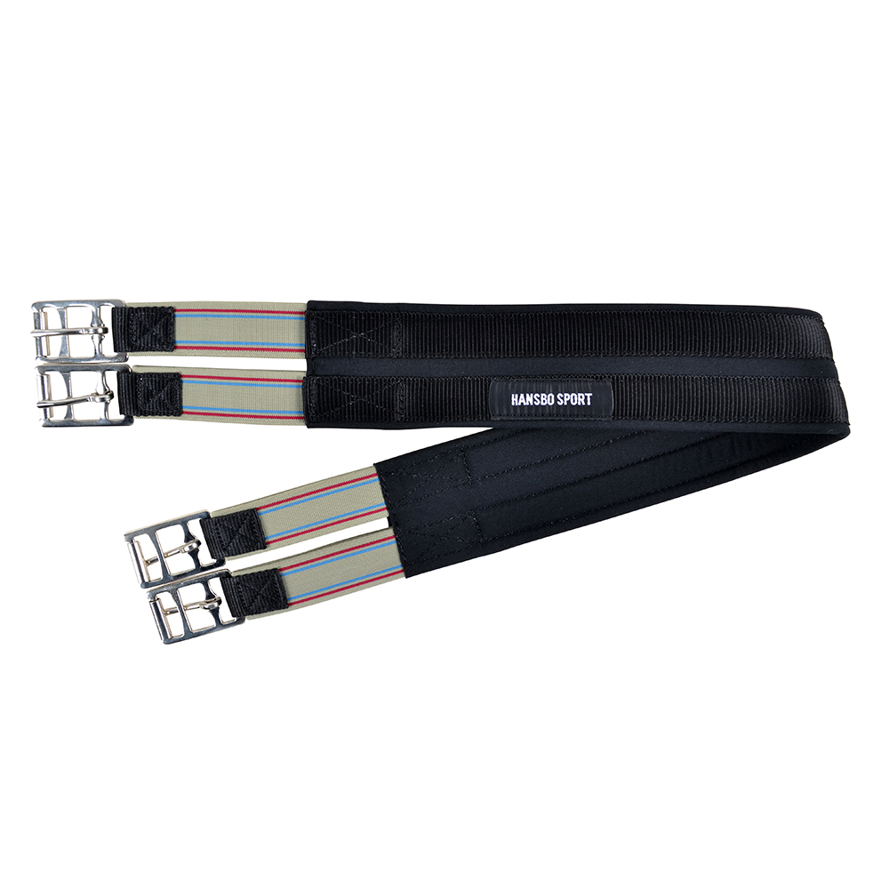 Hansbo Sport Sadelgjord med resår Svart (100)