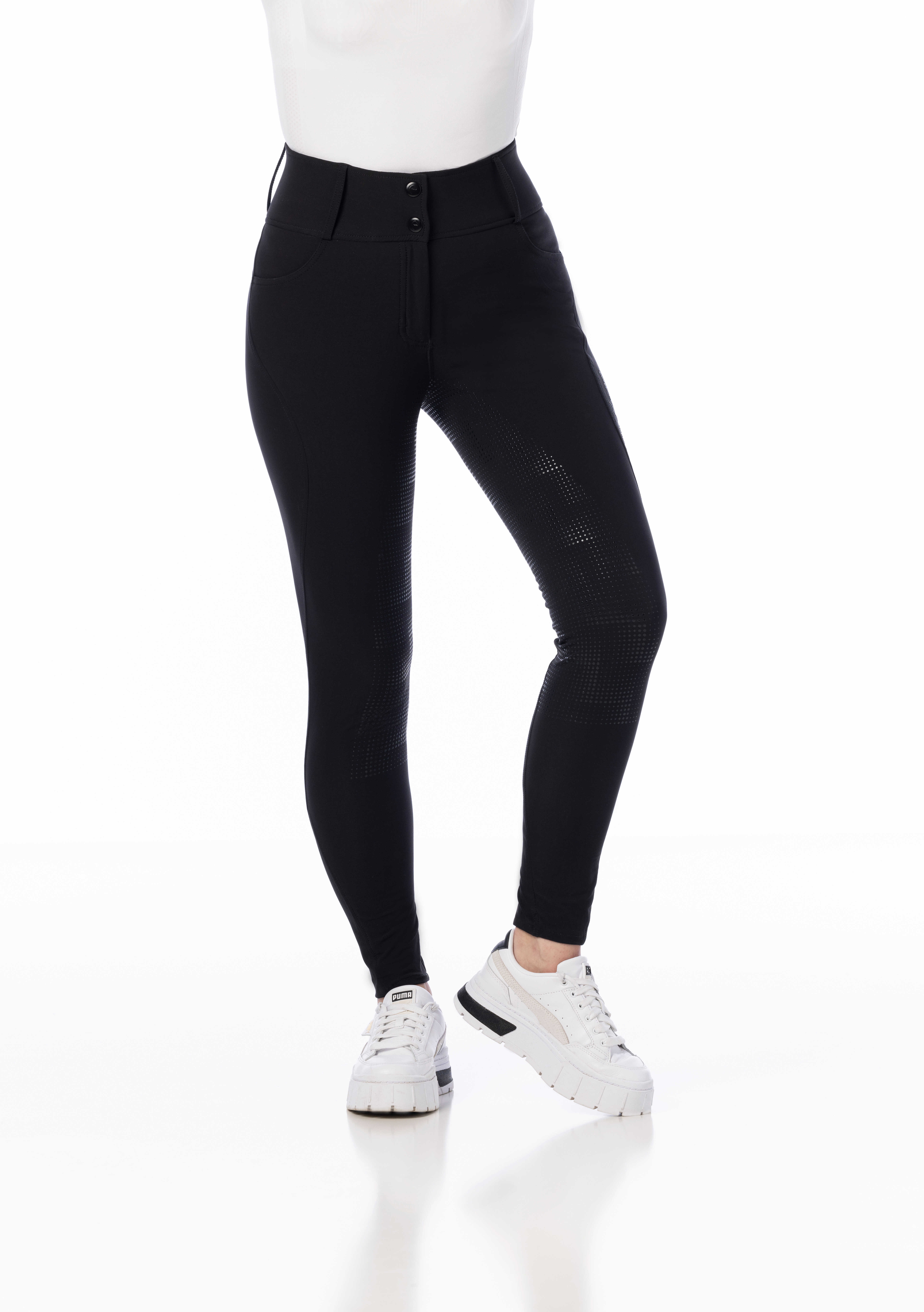 Equitheme Queen Riding Pants for Kids, Black - 5