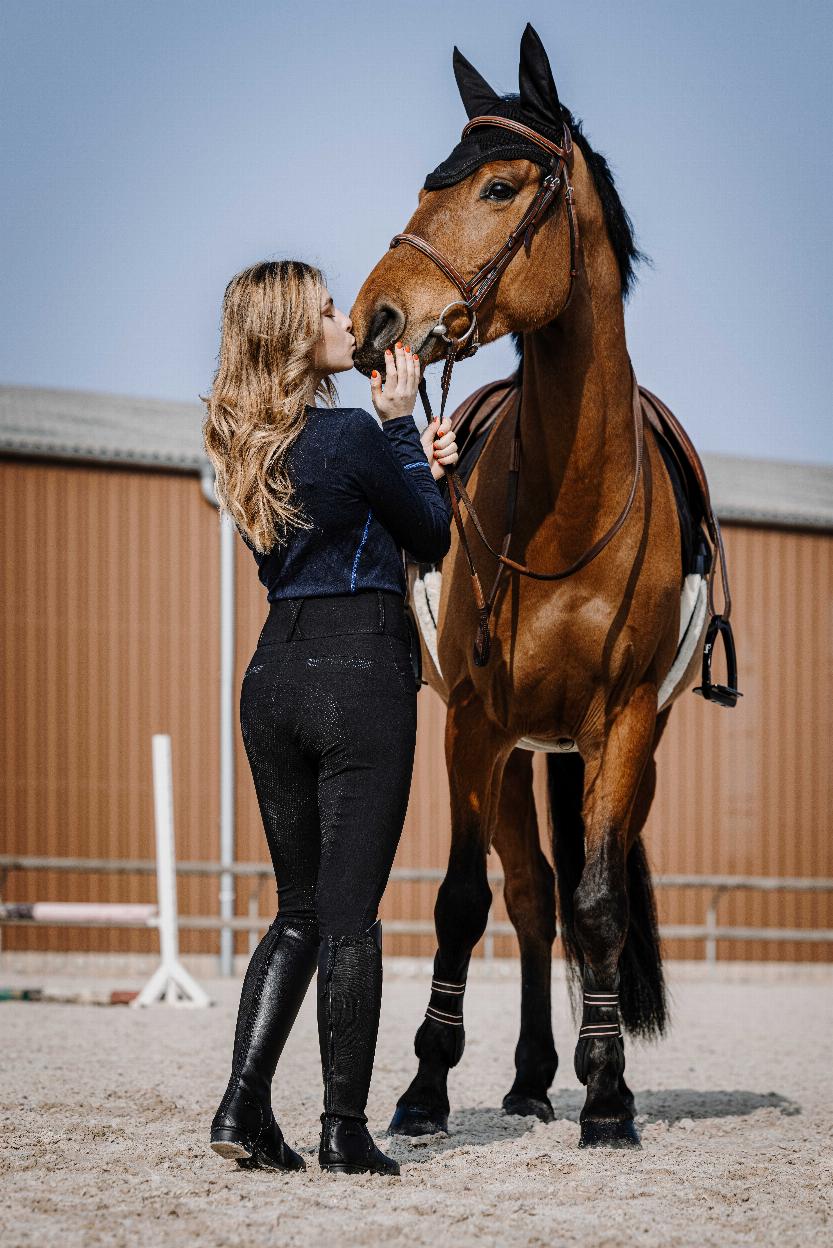 Equitheme Queen Riding Breeches Black - 2
