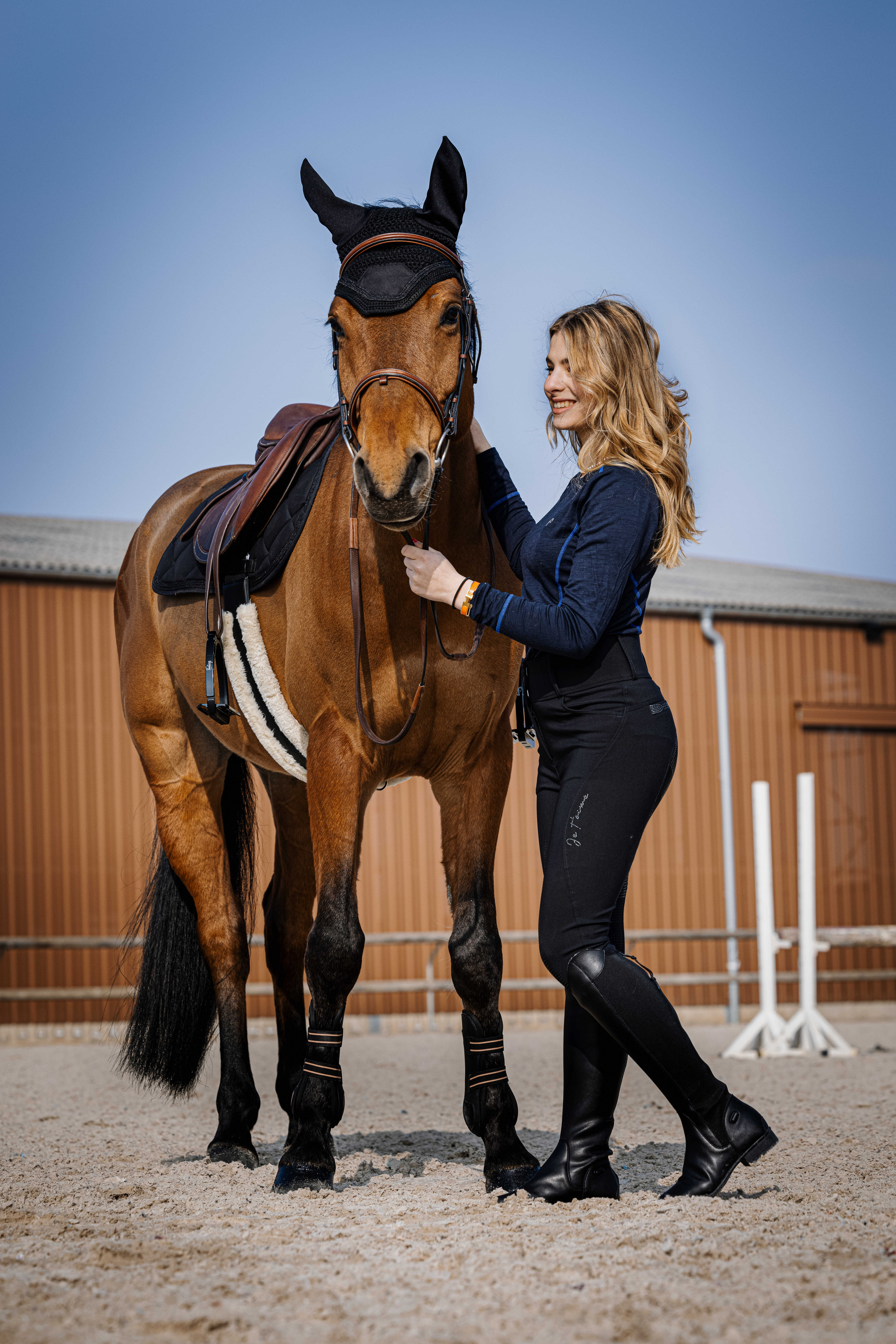 Equitheme Queen Riding Breeches Black - 9