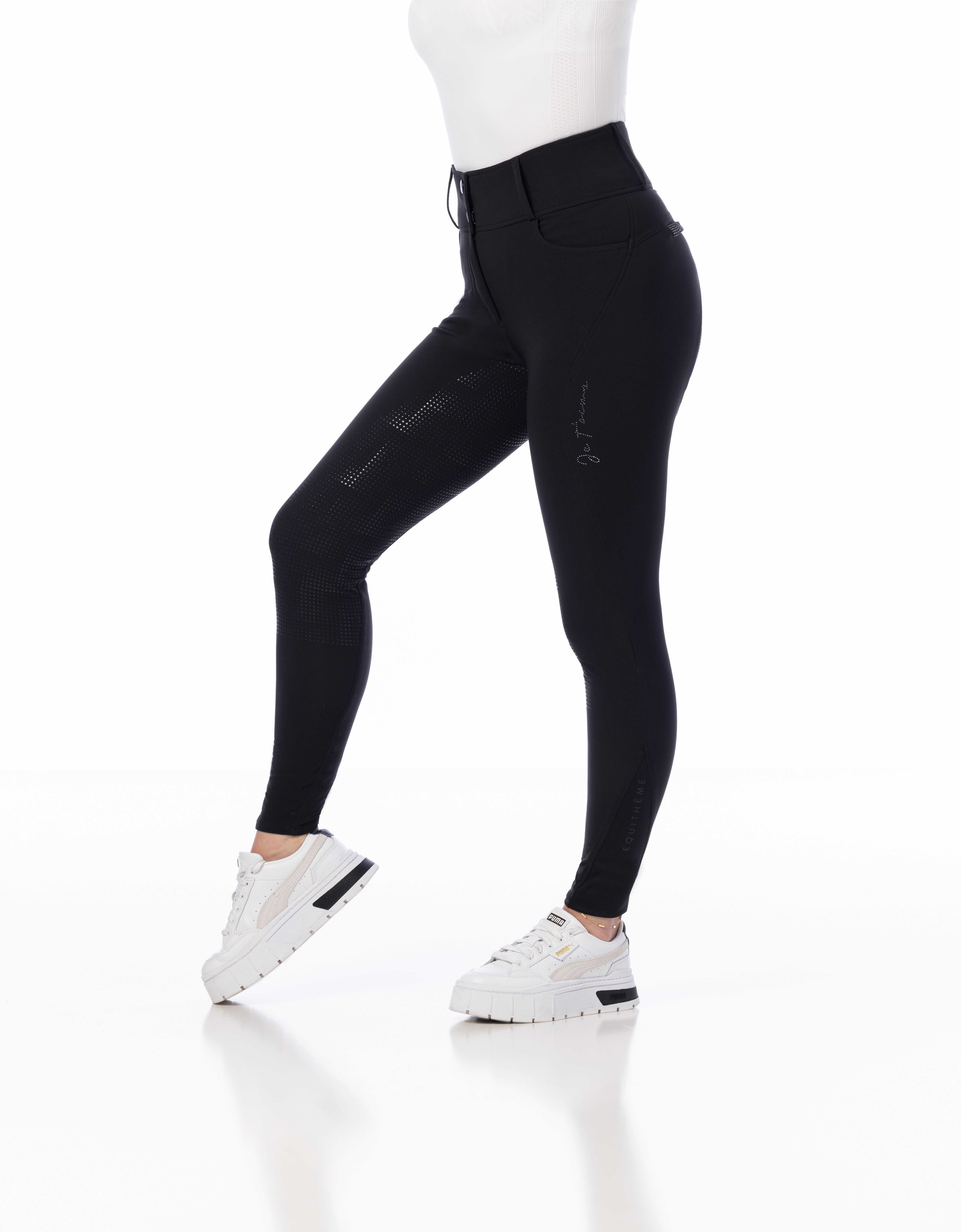 Equitheme Queen Riding Breeches Black - 7