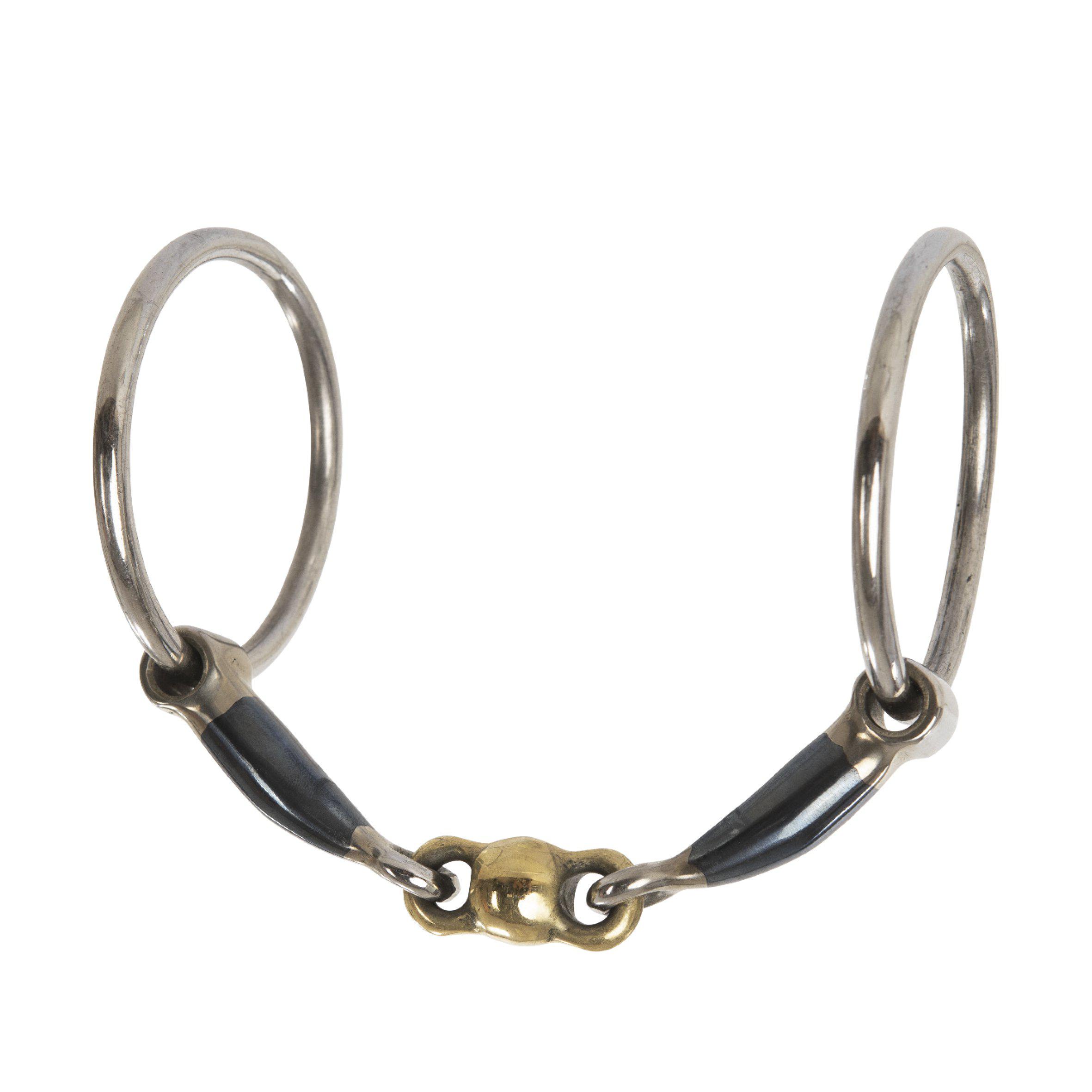 Lippo Double-Jointed Snaffle Bit with Ball, 12 mm