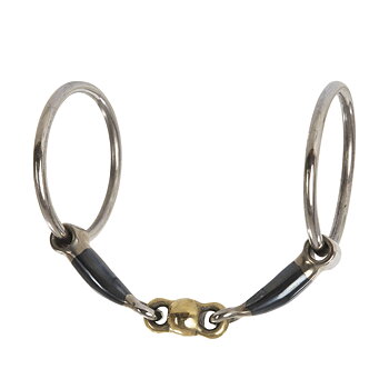 Lippo Double-Jointed Snaffle Bit with Ball, 12 mm
