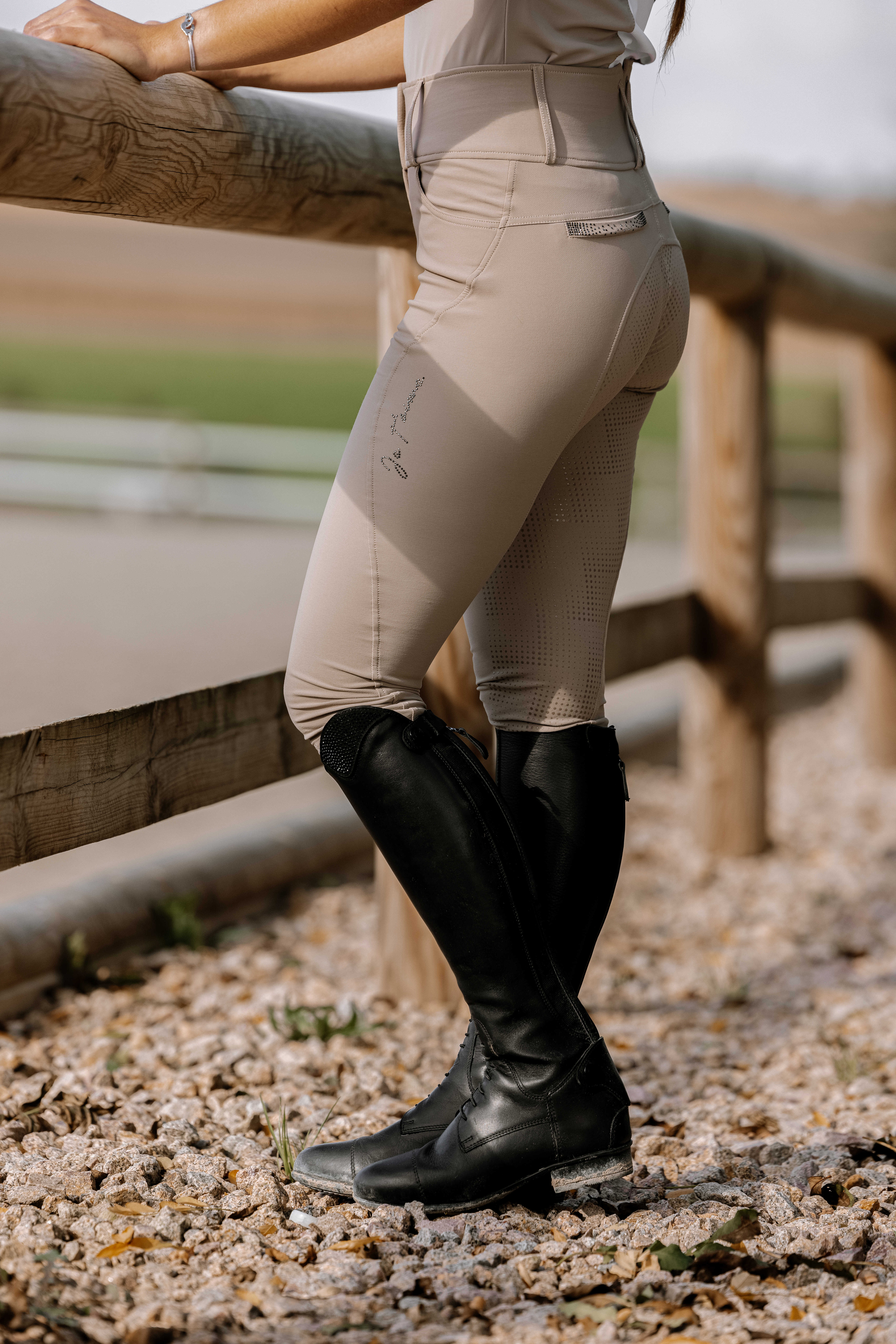 Equitheme Queen Riding Breeches Taupe - 4