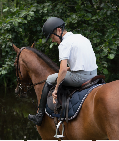 QHP Breeches Ivar Junior leg grip, 140 - only this copy