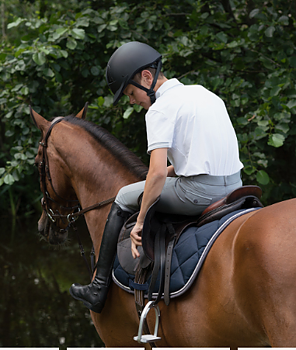 QHP Breeches Ivar Junior leg grip, 140 - only this copy