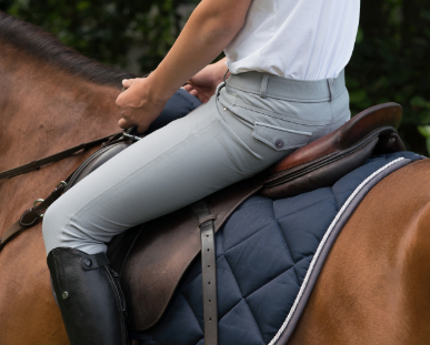 QHP Breeches Ivar Junior leg grip, 140 - only this copy - 2