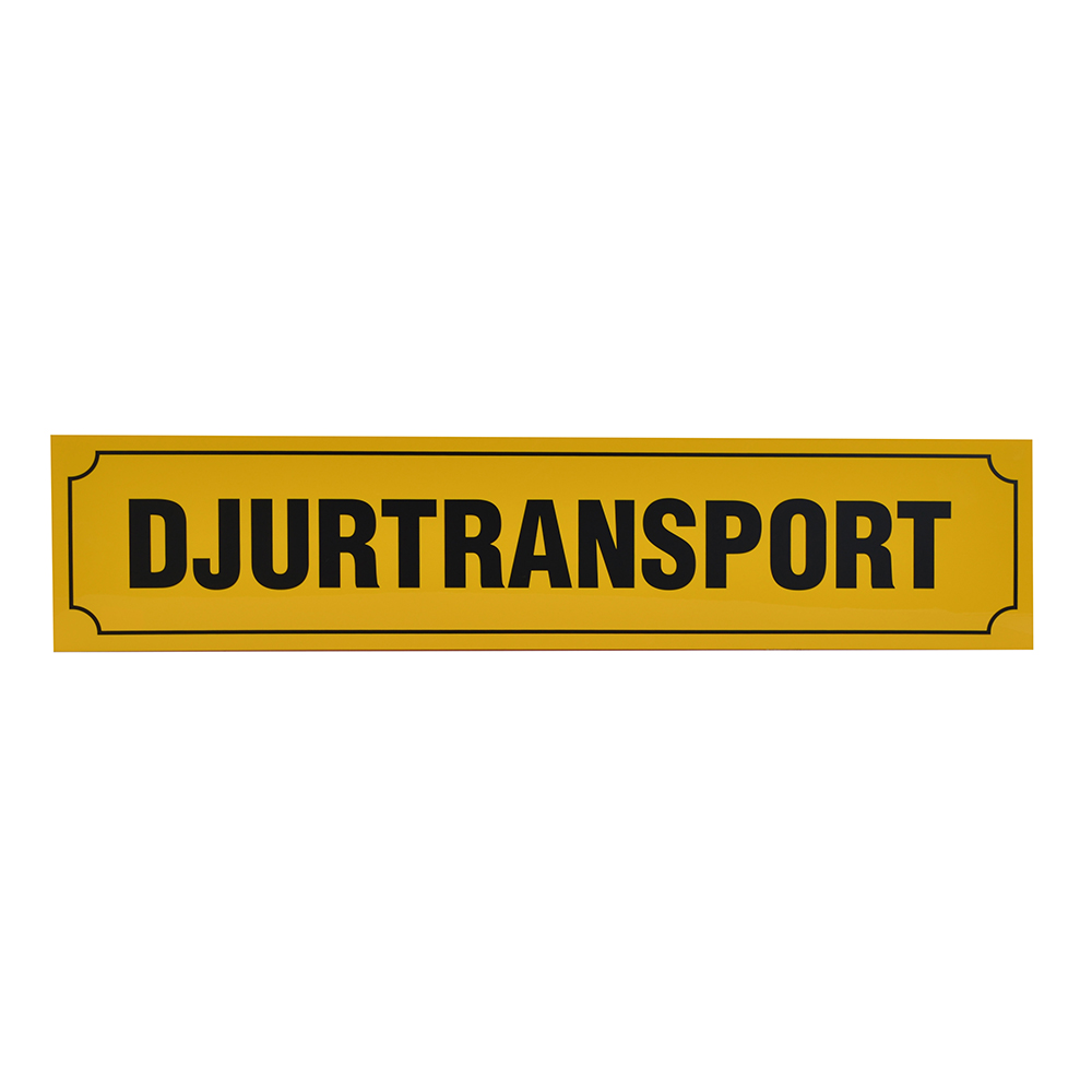V-Plast Djurtransportskylt 90 x 20 cm