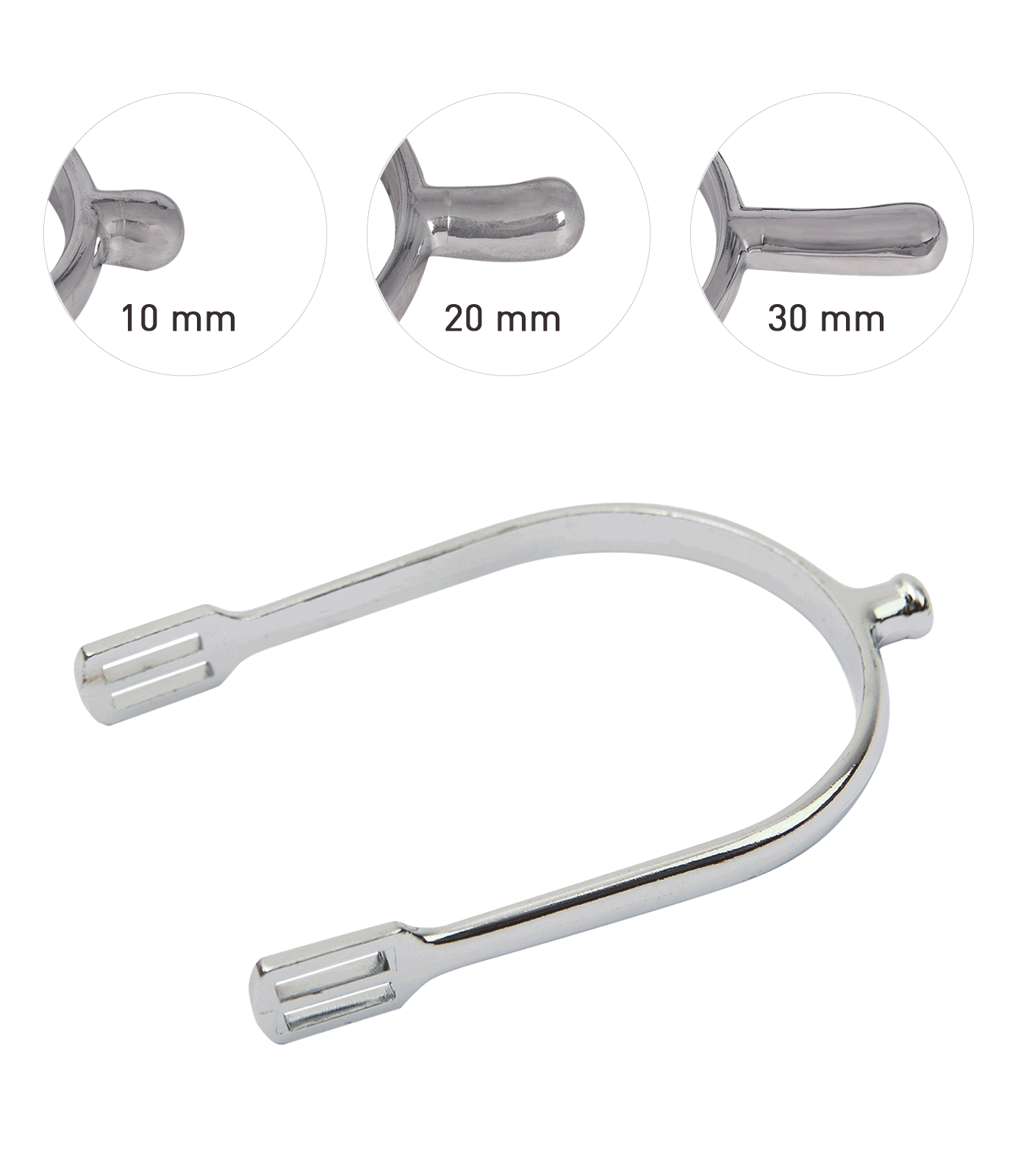 Waldhausen Sporrar + Sporremmar, Dam (10 mm)