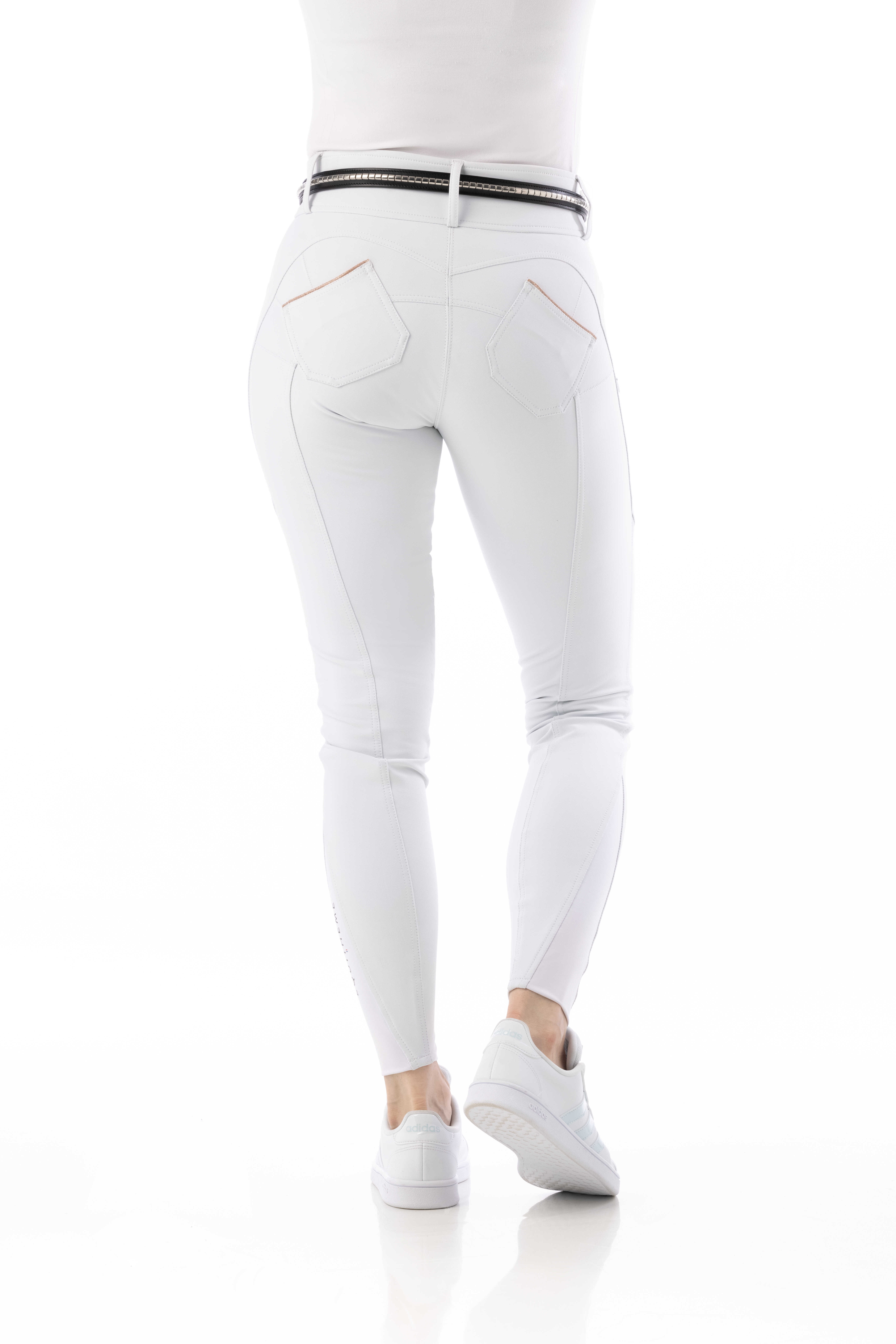 EQUITHEME Pénélope Bella Push Up Ridbyxor Vit - 3