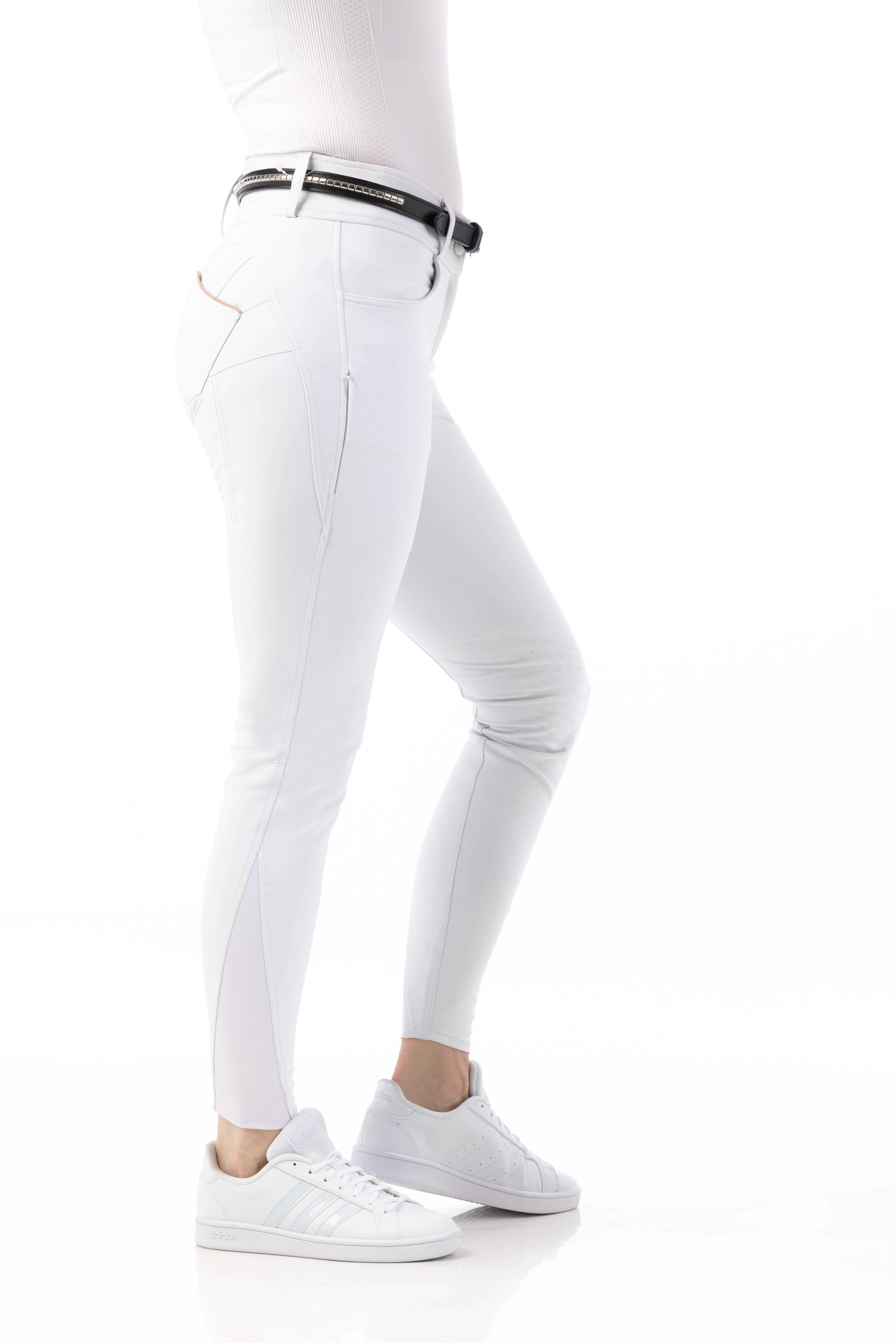 EQUITHEME Pénélope Bella Push Up Ridbyxor Vit - 4