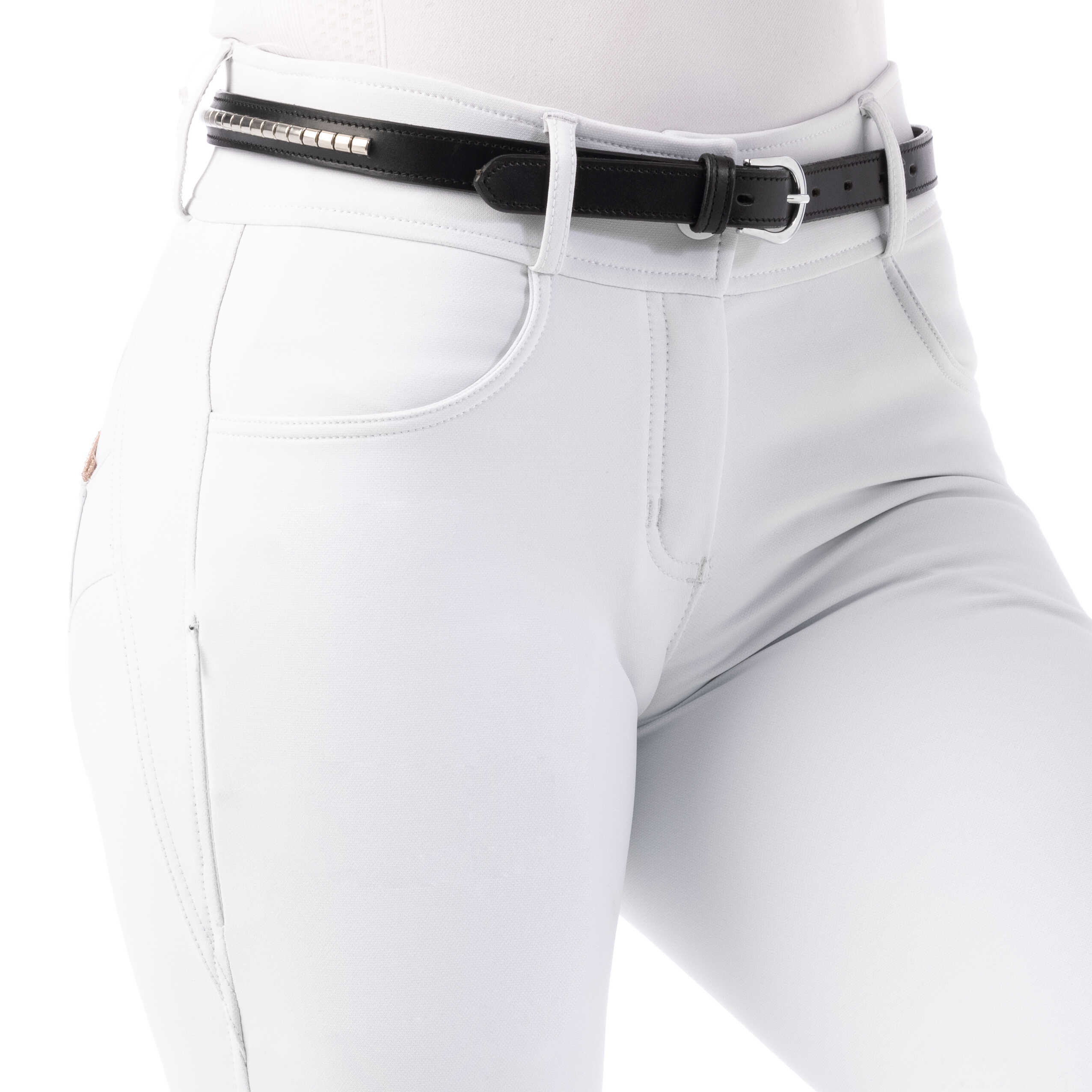 EQUITHEME Pénélope Bella Push Up Ridbyxor Vit - 6