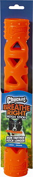 CHUCKIT Breathe Right Stick Hundleksak - Orange, Large