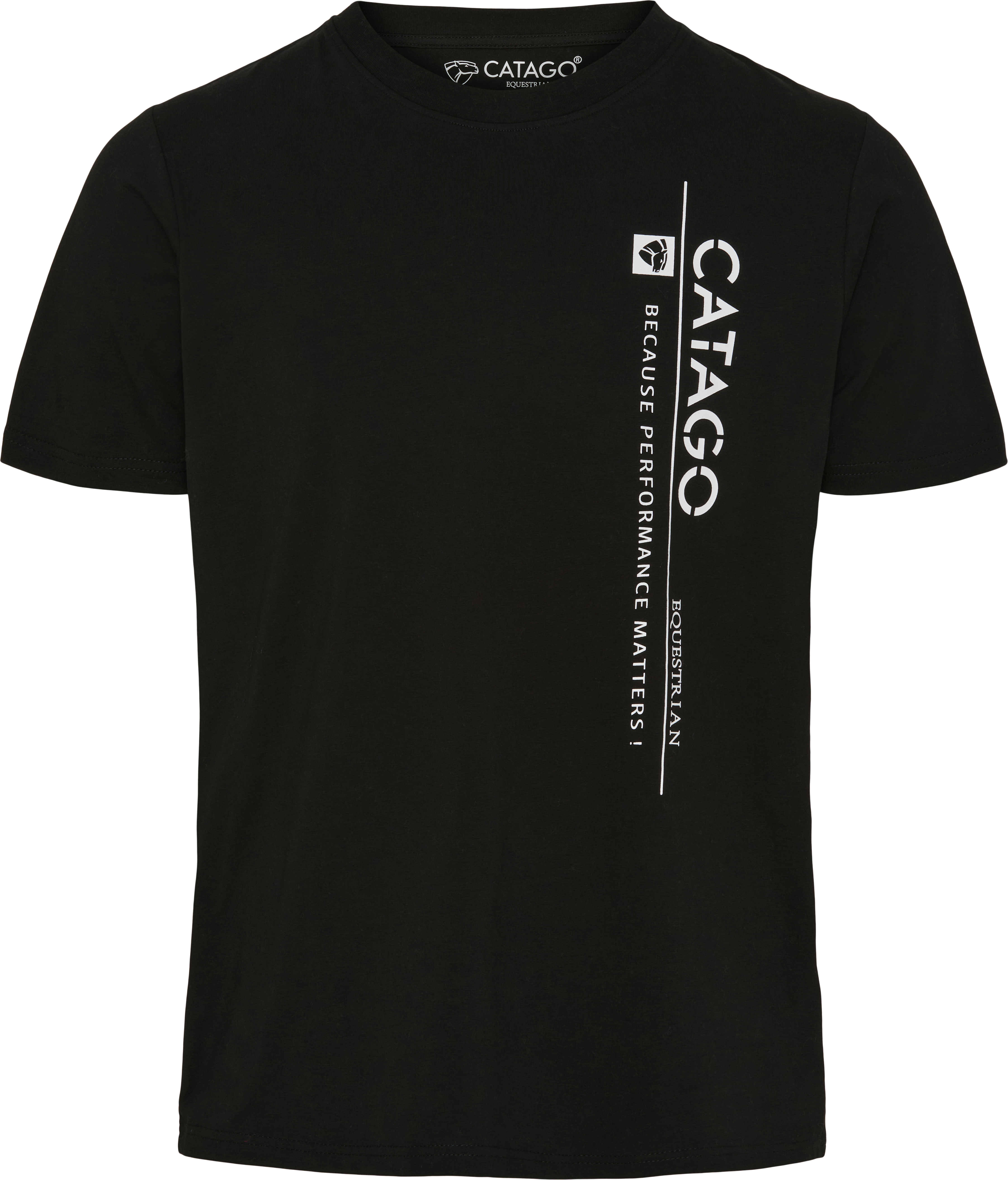 CATAGO MEN Nick T-shirt - Black (S), Catago