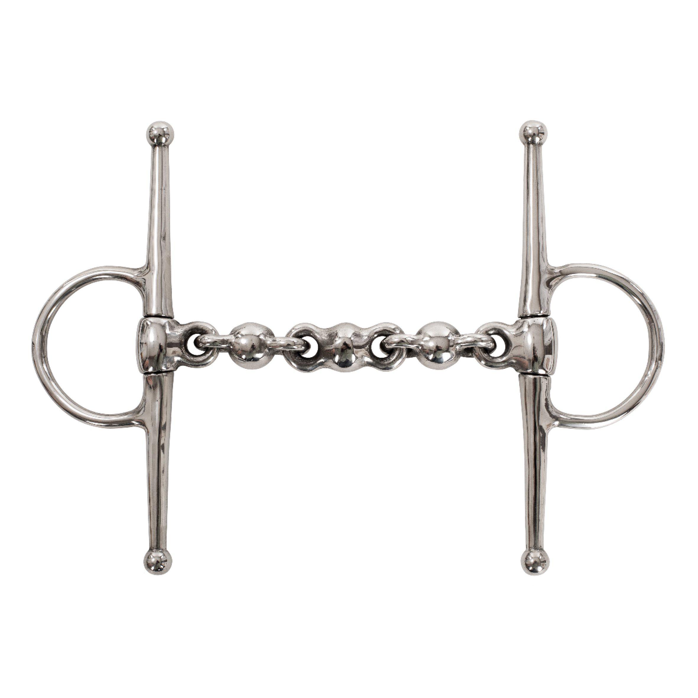 Lippo Waterford Olivenkopf-Gebiss mit Full Cheek, 18 mm
