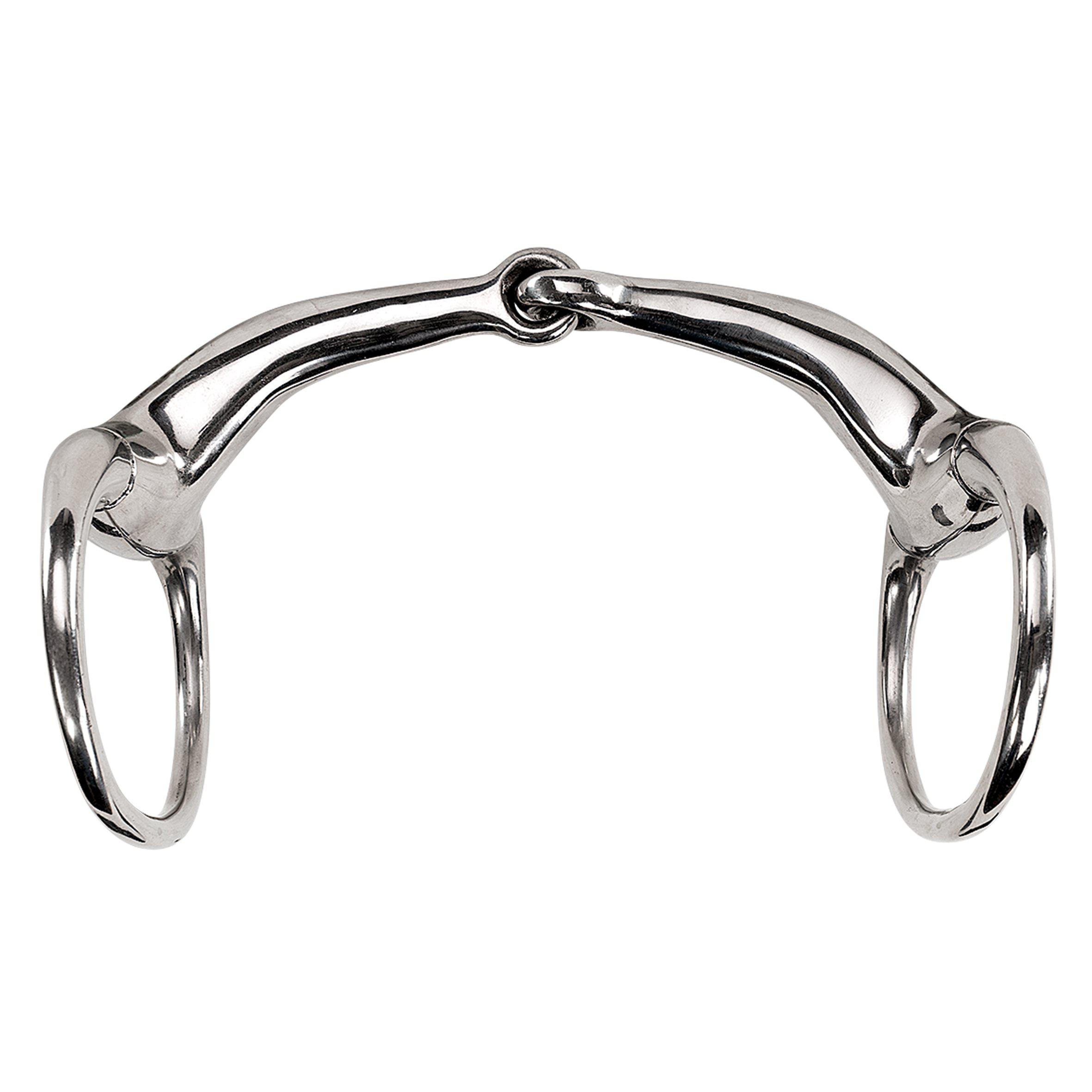 Källquist Equestrian Mirage Gebogenes Einfach Gebrochenes Olivenkopfgebiss, 16 mm