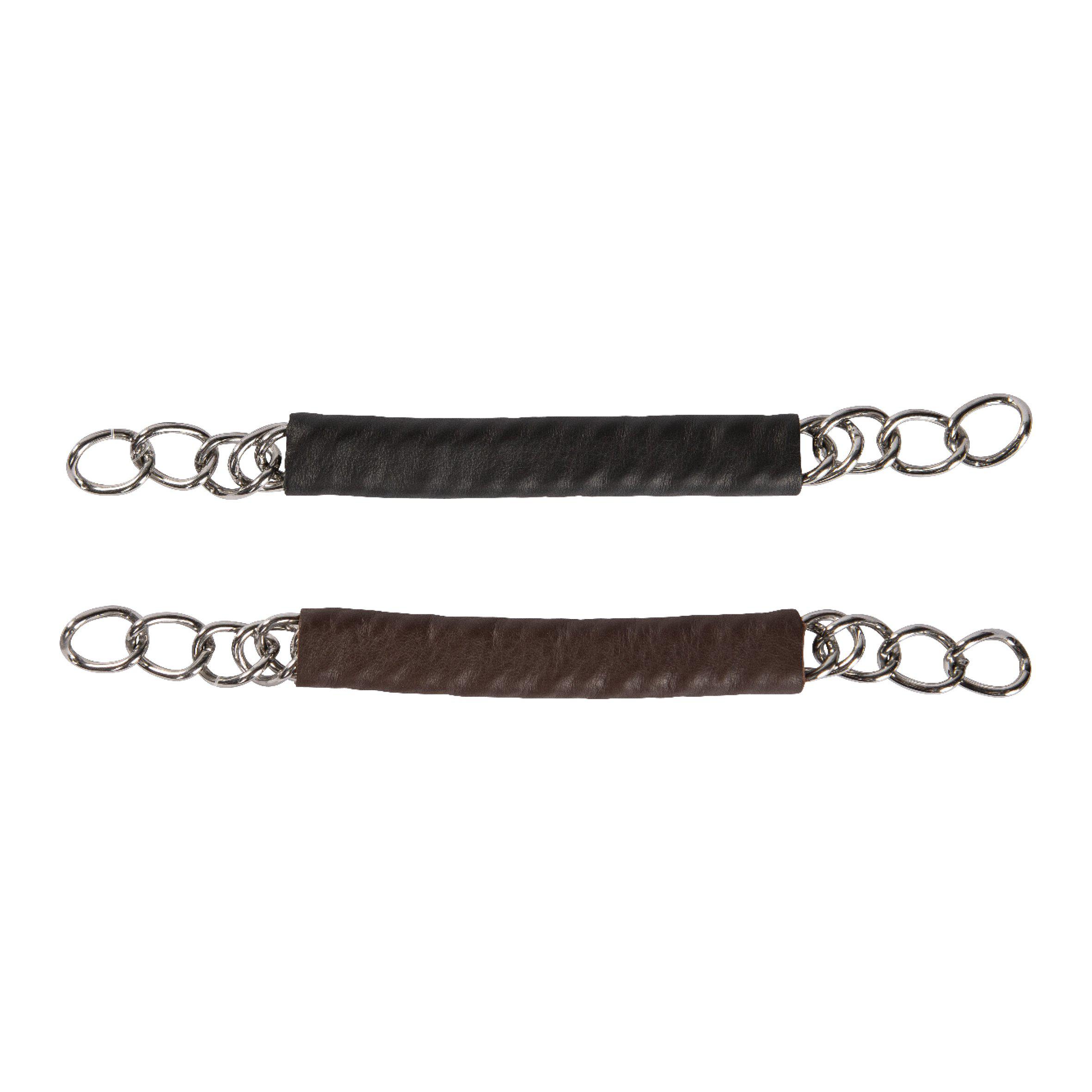 Metalac Curb Chain with Tunnel - Brown - 2