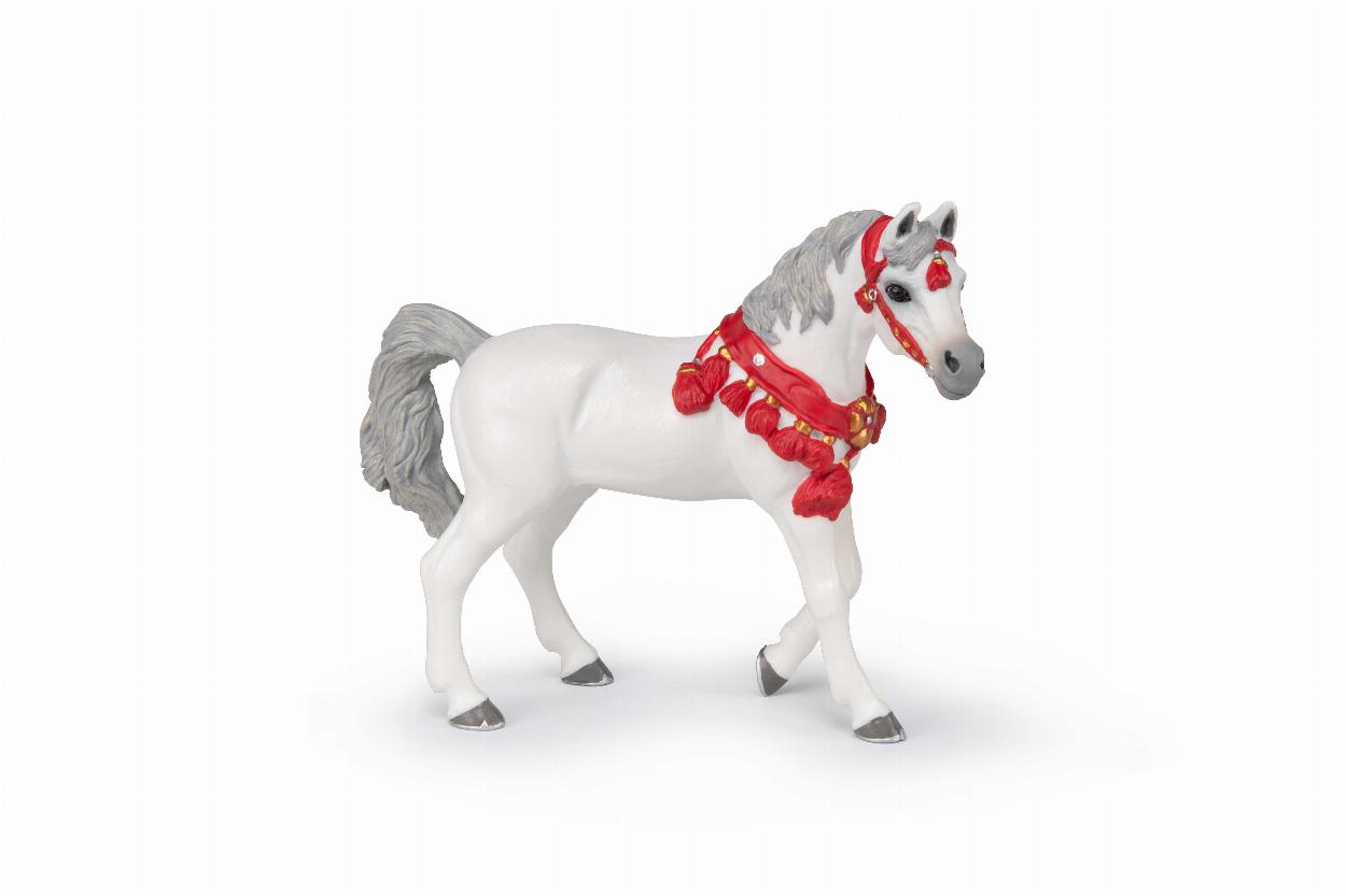 Papo Toy Grey Arabian in Show Tack