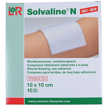 Sunvaline compress 10 cm x 10 cm 10-pack