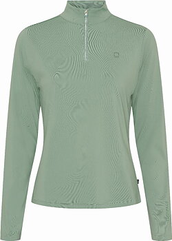 Equipage Kolyma Long-Sleeved Riding Shirt - Granite Green