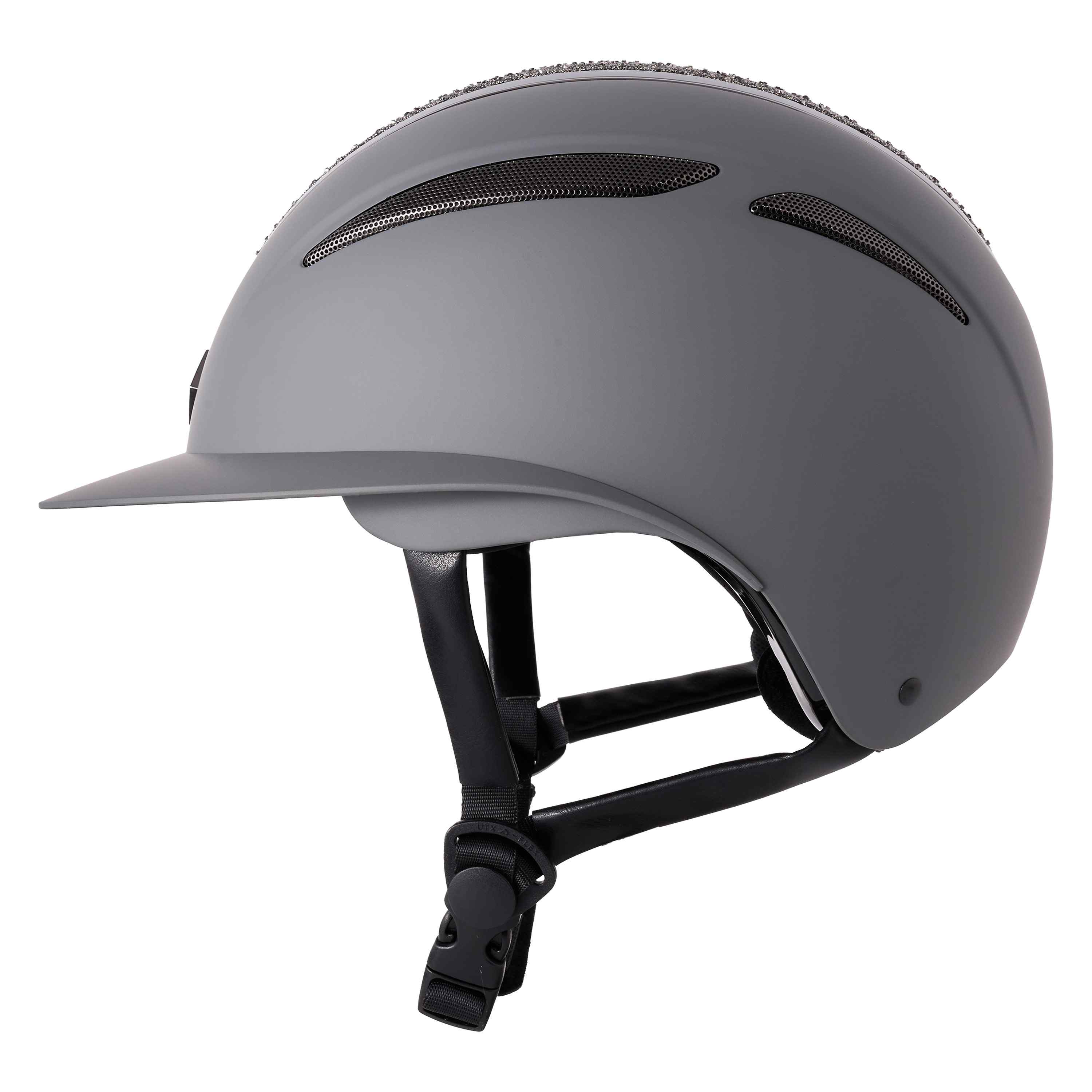 Imperial Riding Ridhjälm Olania Deluxe big visor Grå - 2