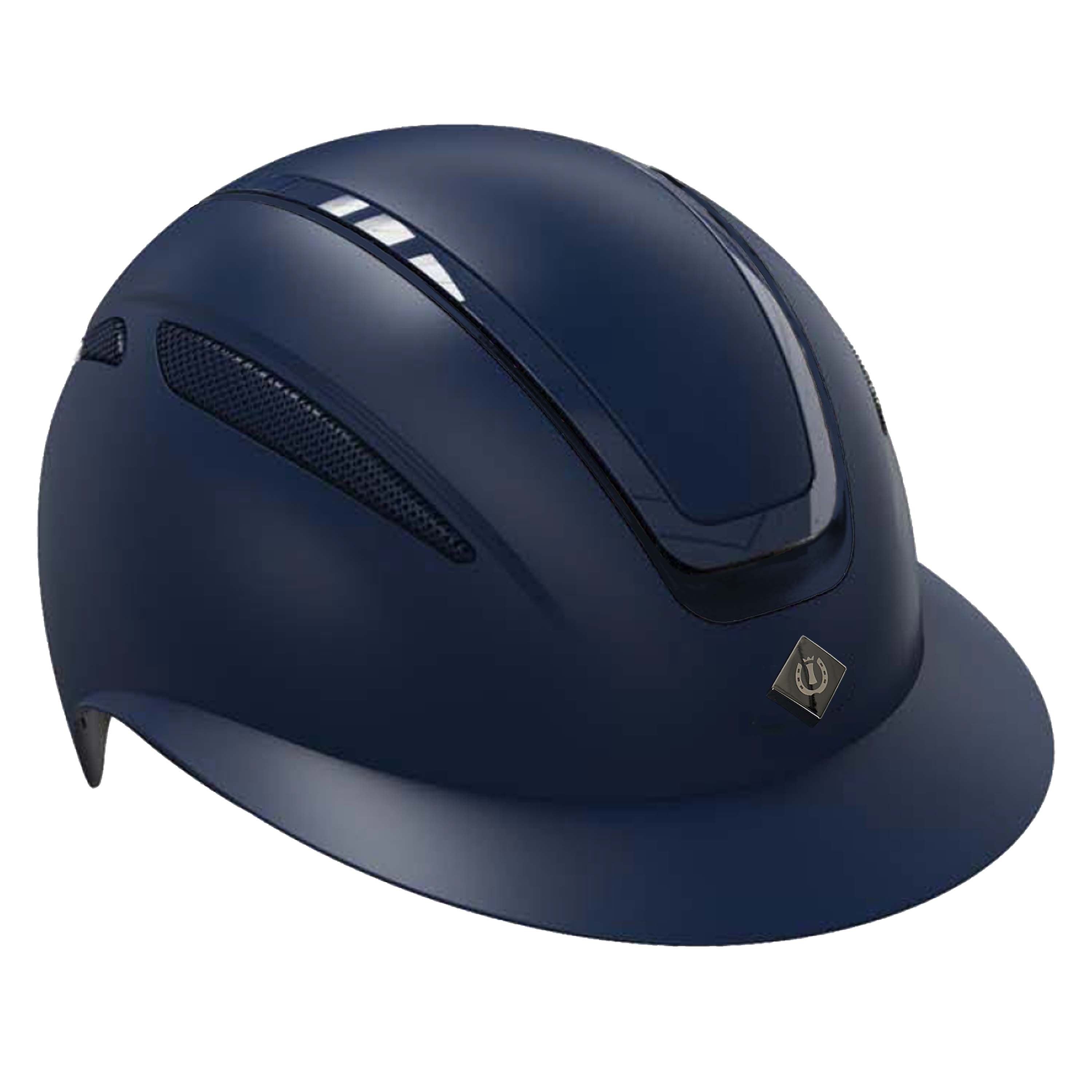 Imperial Riding Ridhjälm Olania Deluxe big visor Navy