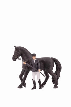 Papo x Penelope Leke Hest og Rytter – Blacky and Penelope