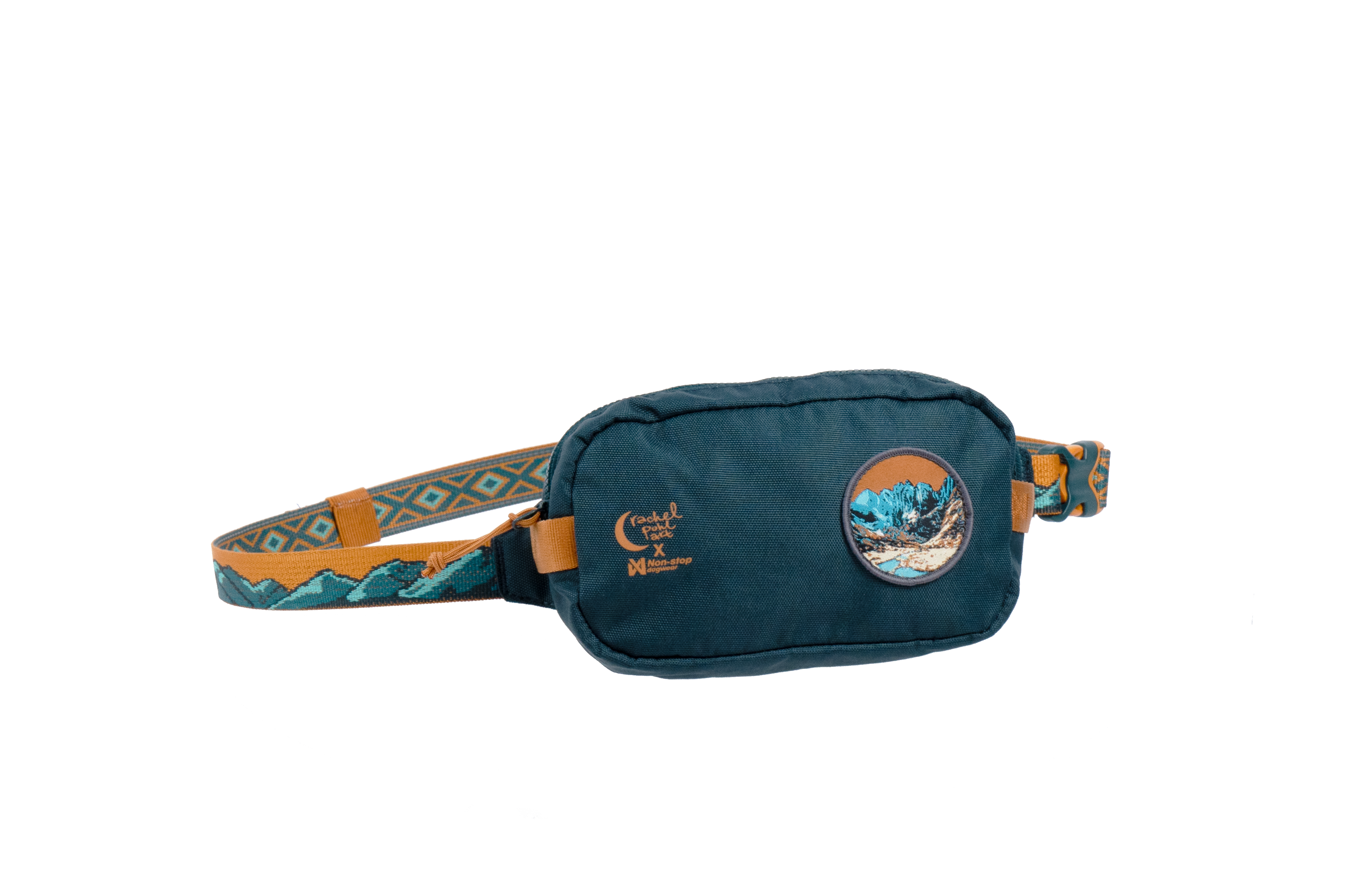 Non-Stop Dogwear Trail Quest Fanny Pack Rachel Pohl - Teal/Oak