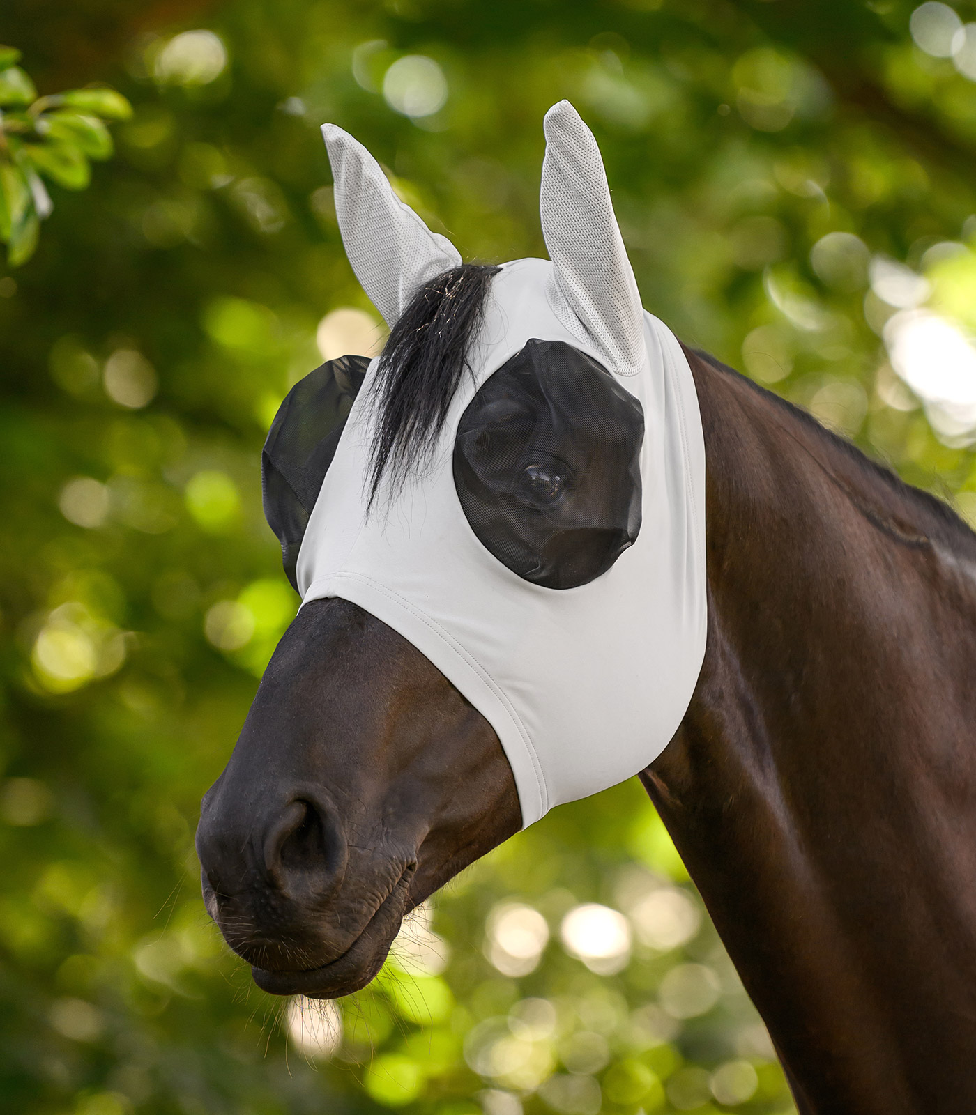 Waldhausen Puck Flex fly mask - silver grey - 3