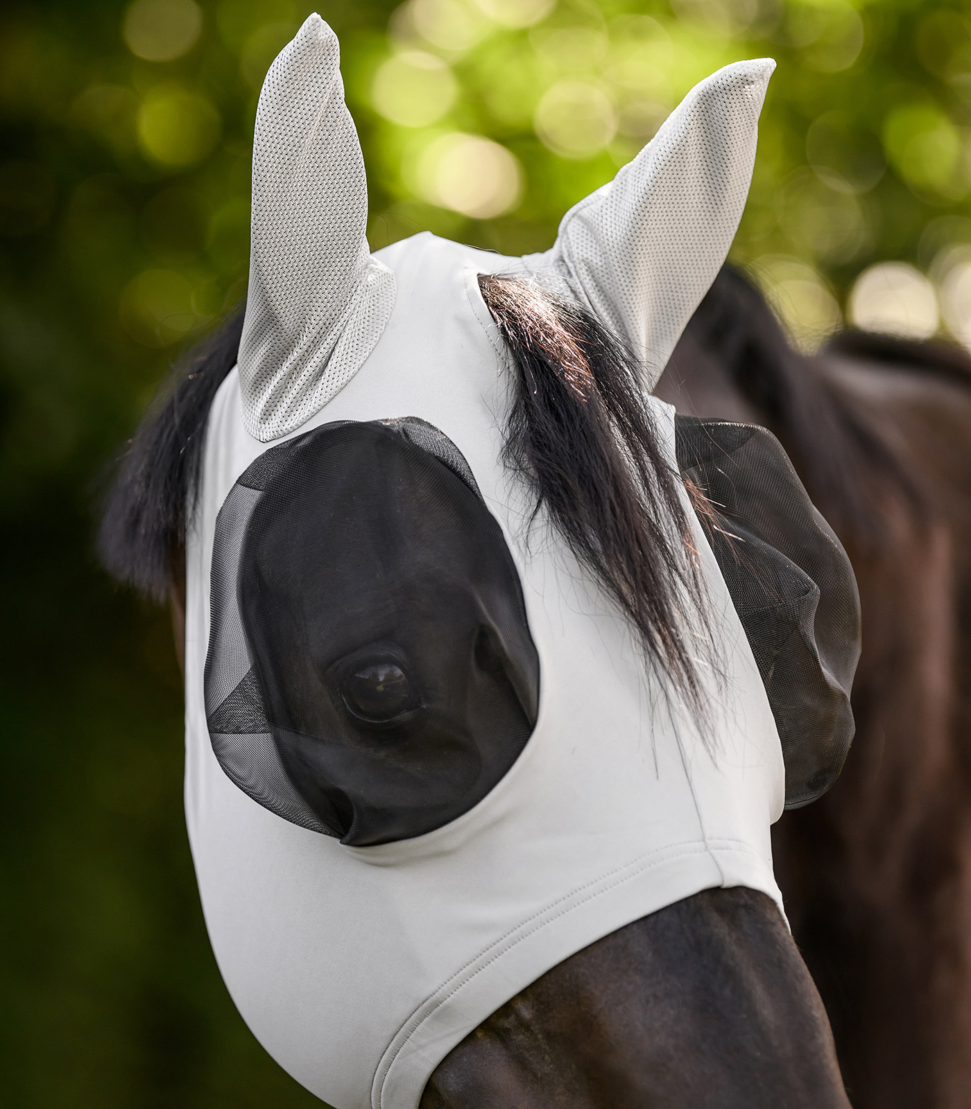 Waldhausen Puck Flex fly mask - silver grey - 4