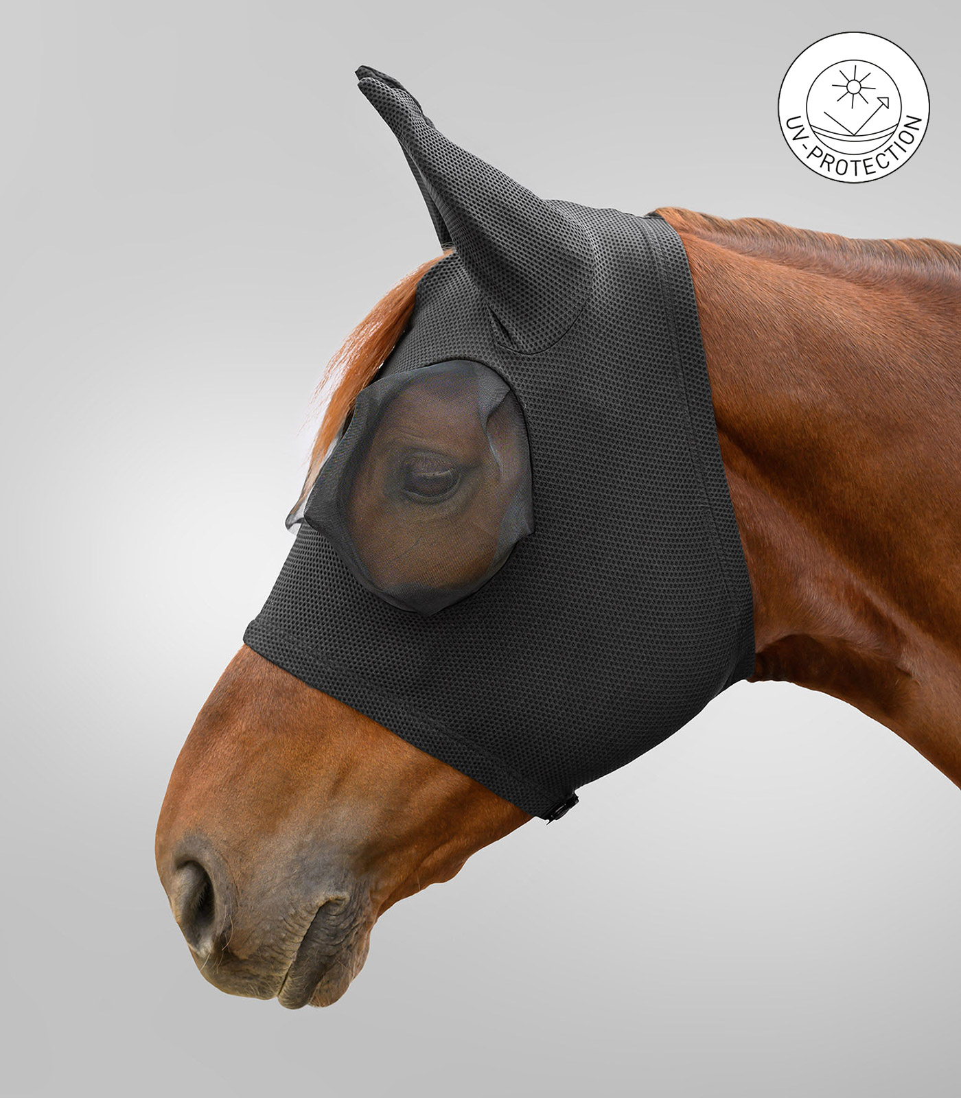 Waldhausen Puck Breath fly mask - black