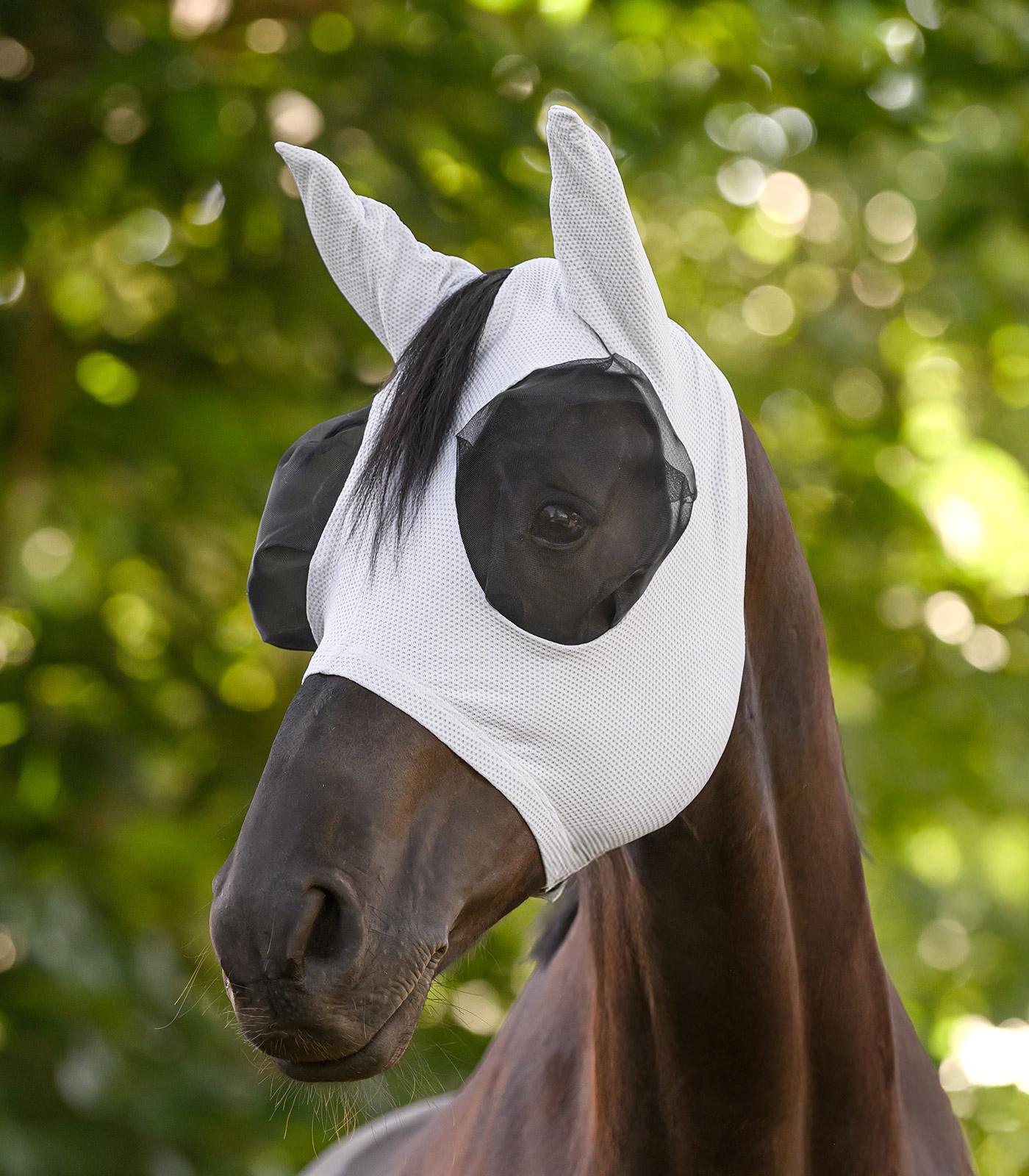 Waldhausen Puck Breath fly mask - silver grey - 3