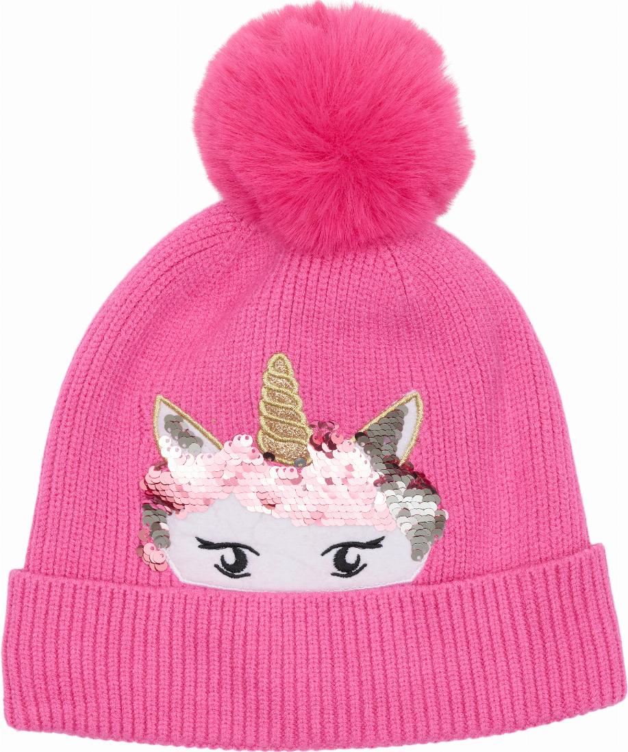 Equipage Junior Val Unicorn Beanie - Phlox Pink