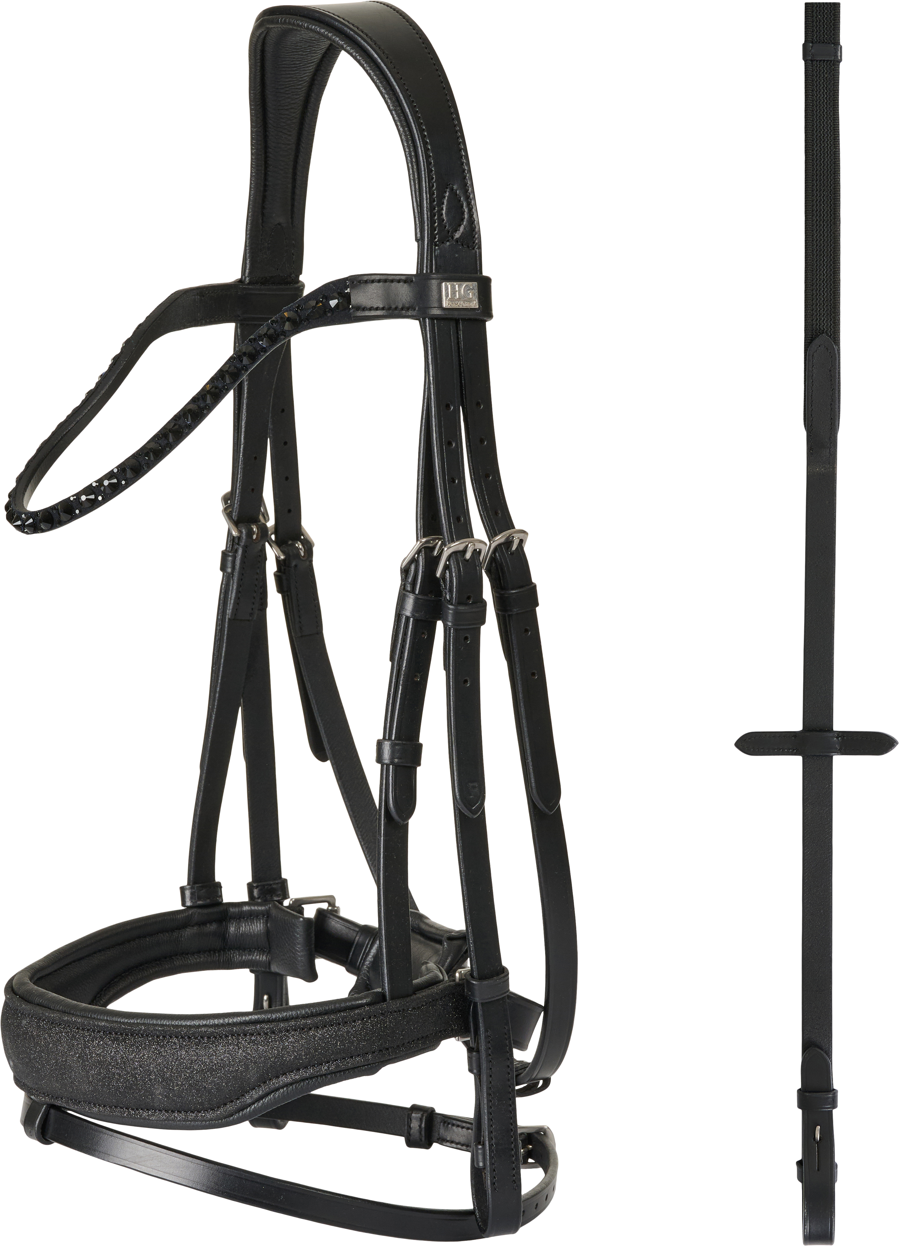 HorseGuard Cryll 24.2 Pullback Aachenträns Svart (Ponny)