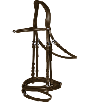 Waldhausen Charmbit Waldhausen X-Line suitset - ruskea