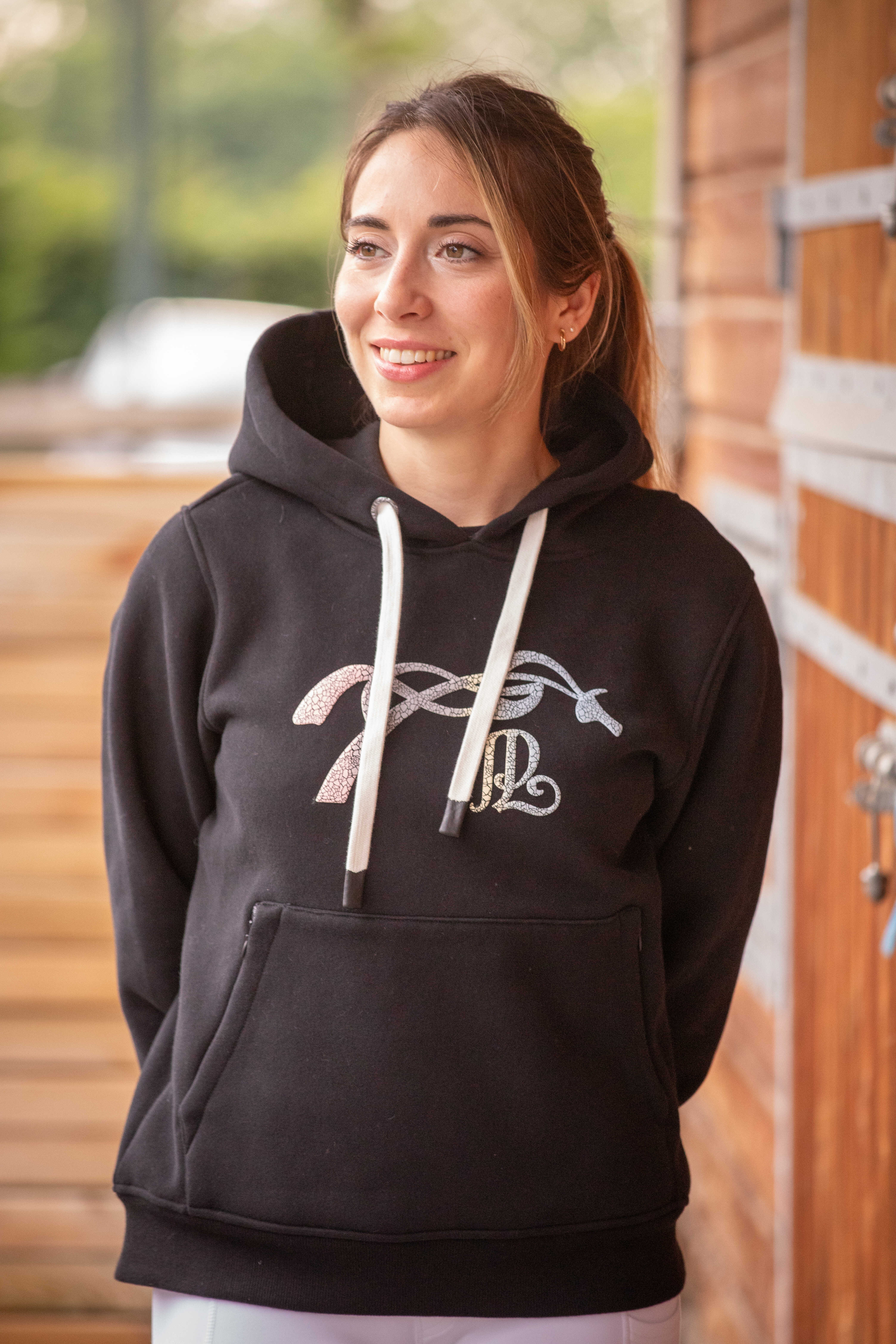 Penelope Funny Hoodie Svart - 2