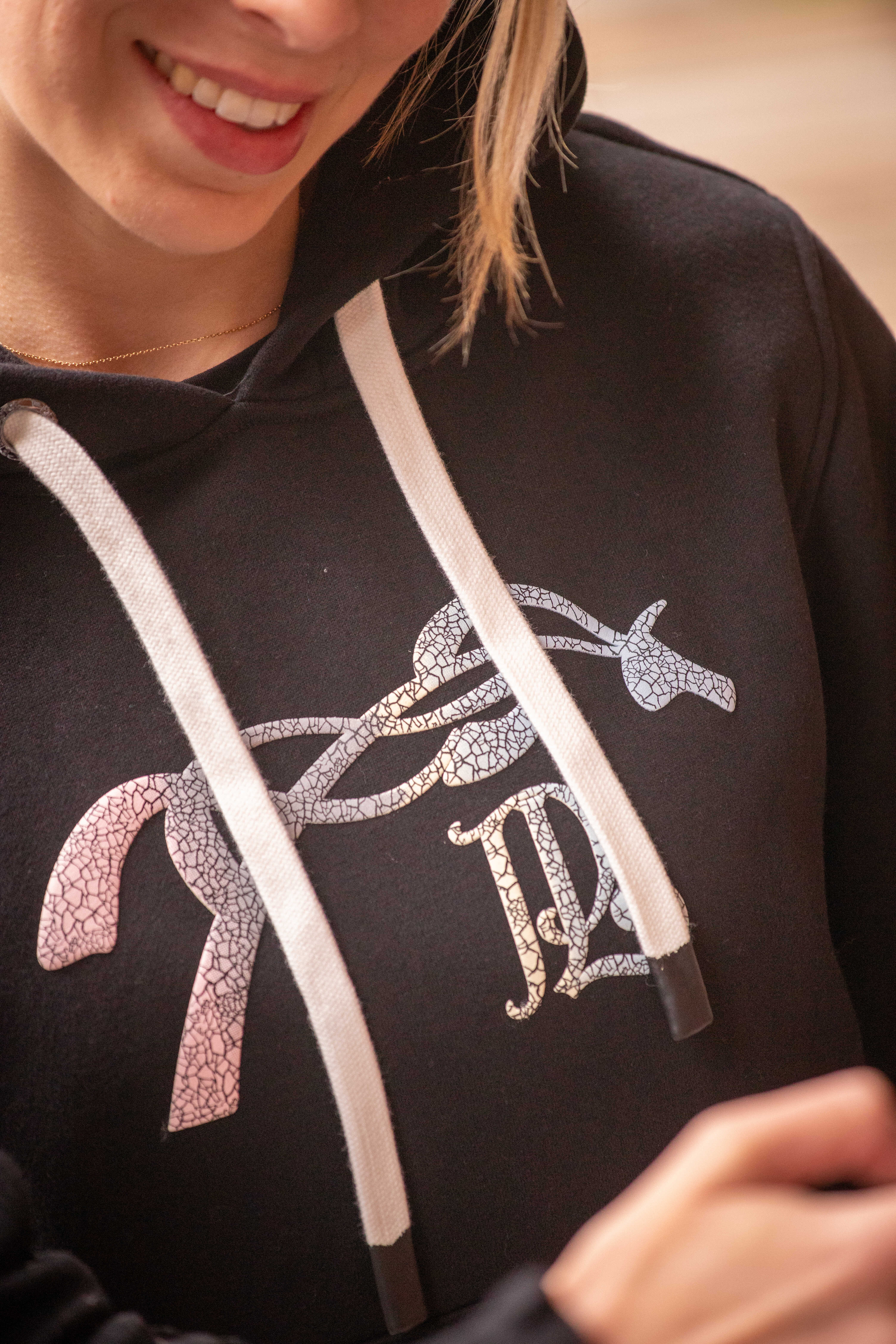 Penelope Funny Hoodie Svart - 5