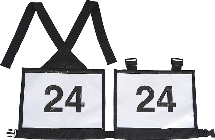 EQUITHEME Nummerlapp För Ryttare Svart