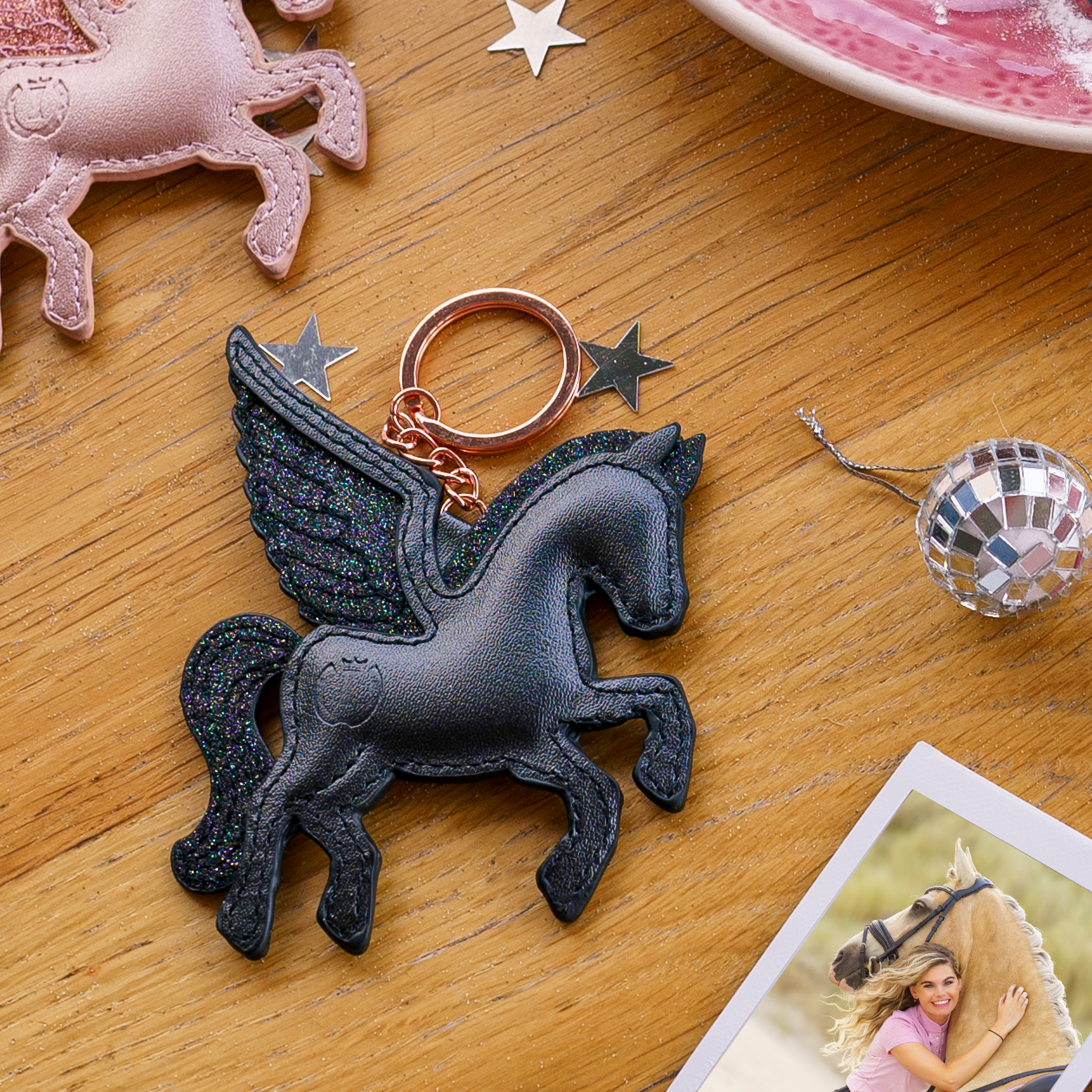 Imperial Riding Keychain Key To My Horse Black metallic - 2