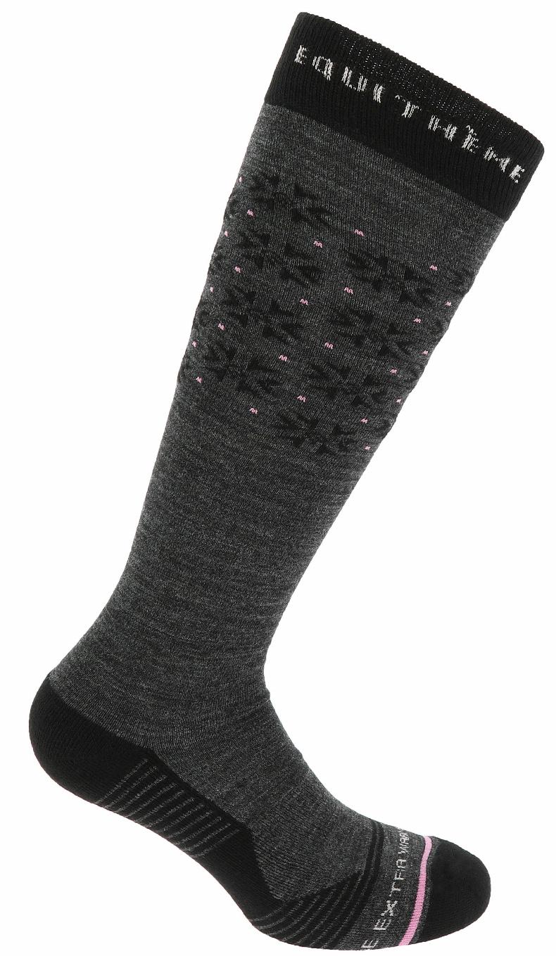 Equitheme Snow Riding Socks Grey, 35/38